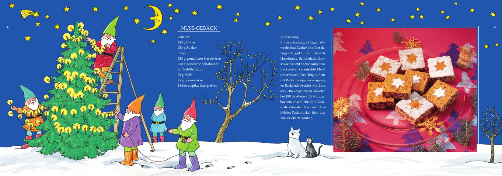 Beispielinhalt (Bild) Zwergenstübchen-Schuber - Weihnachtsbacken