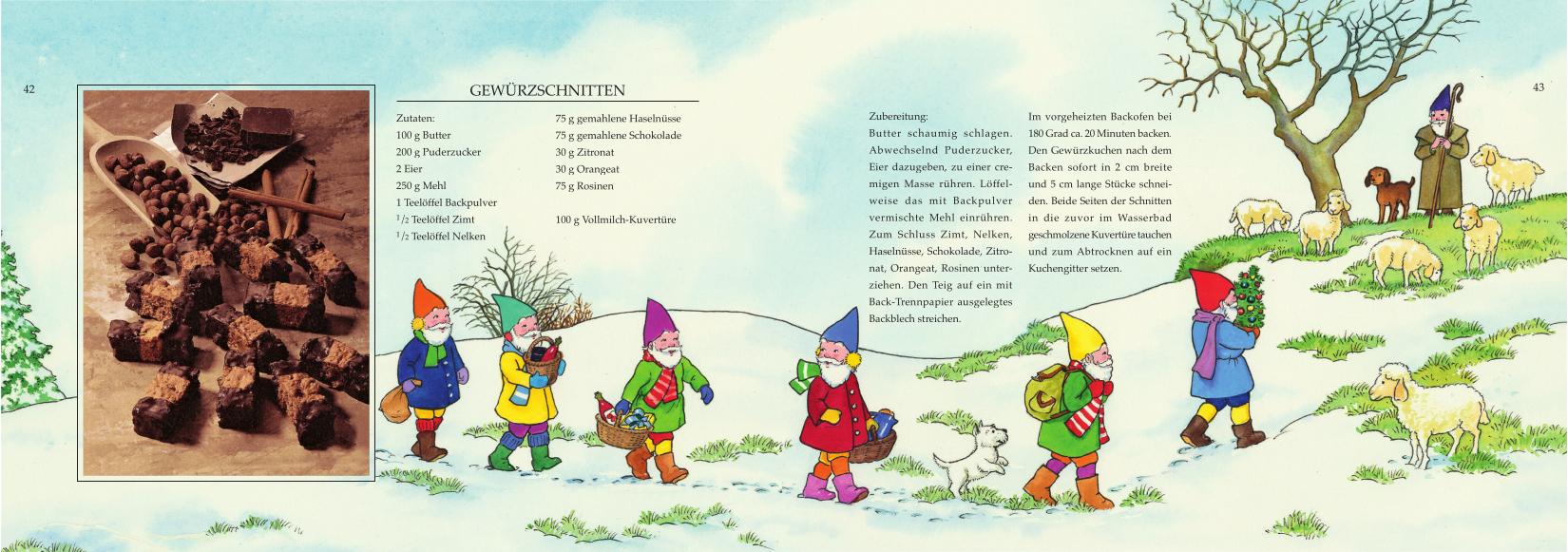 Beispielinhalt (Bild) Zwergenstübchen-Schuber - Weihnachtsbacken