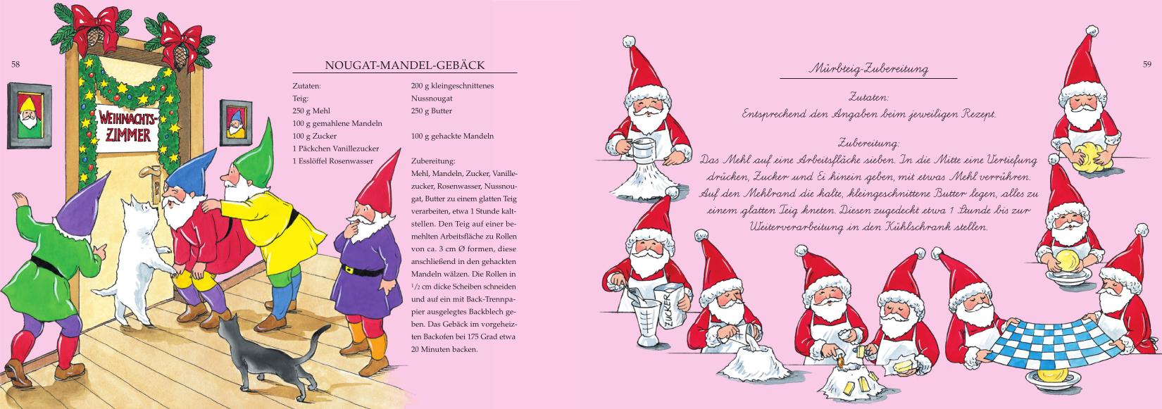 Beispielinhalt (Bild) Zwergenstübchen-Schuber - Weihnachtsbacken