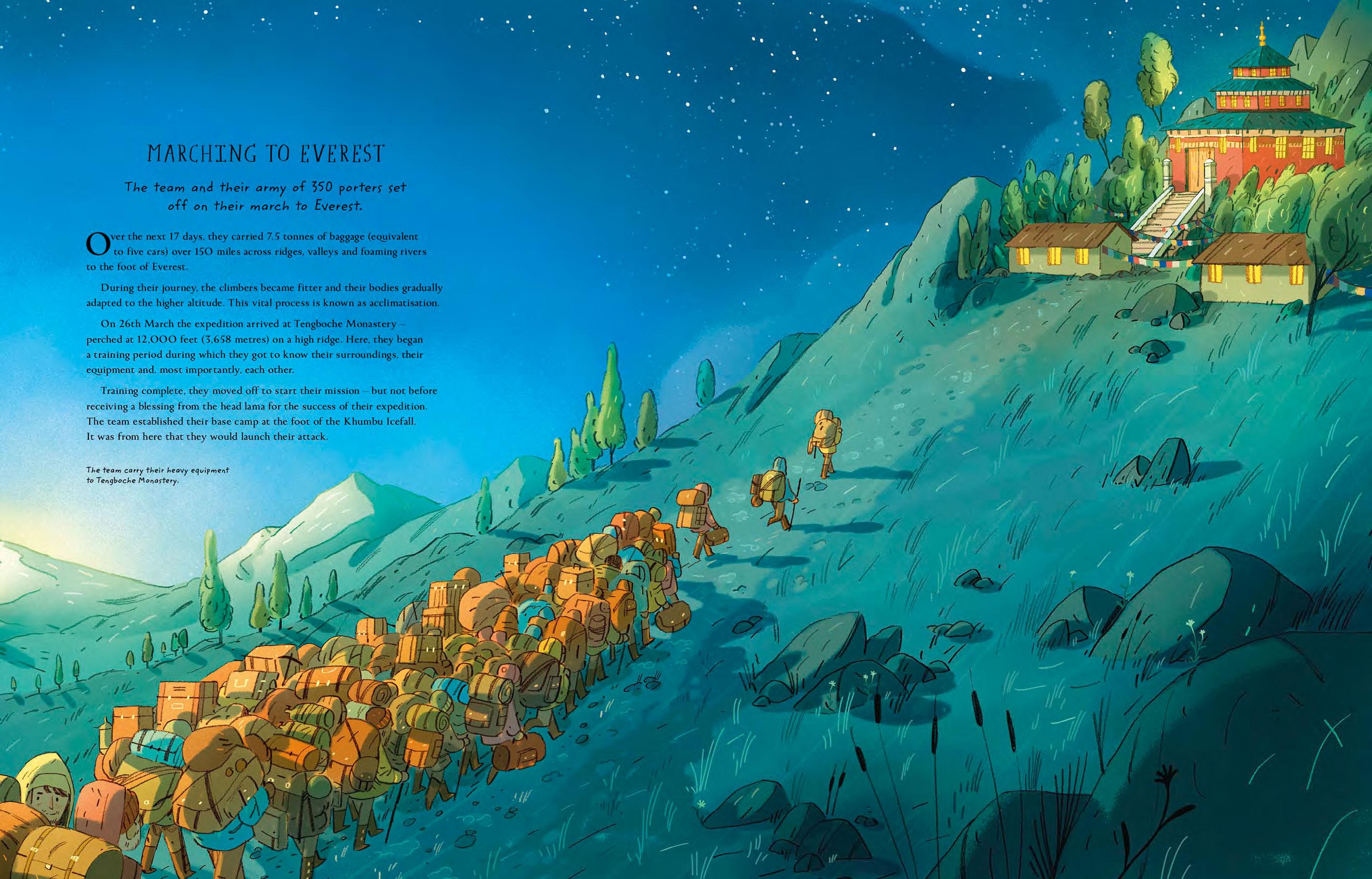 Beispielinhalt (Bild) Everest (Graphic Novel)