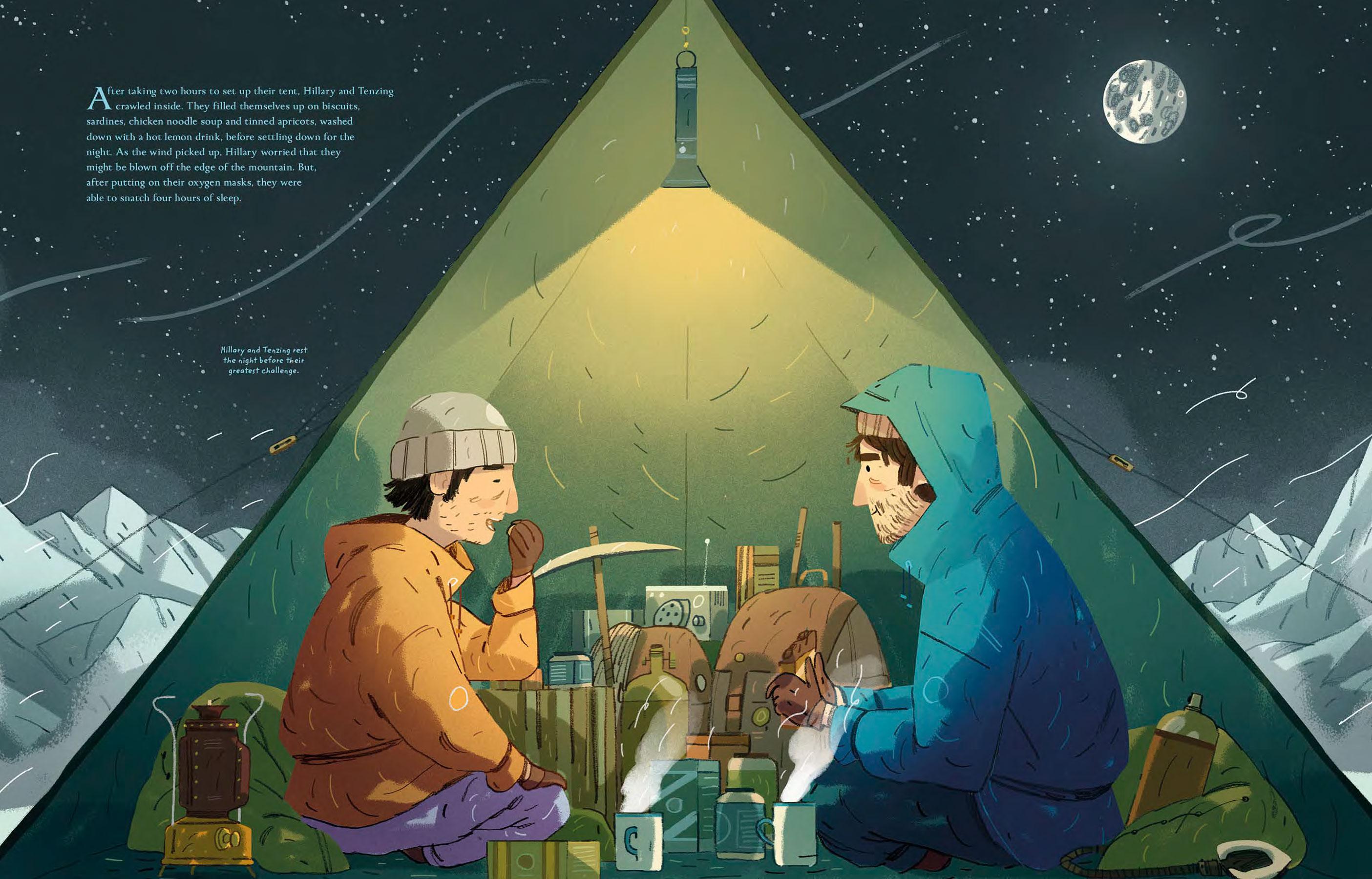 Beispielinhalt (Bild) Everest (Graphic Novel)
