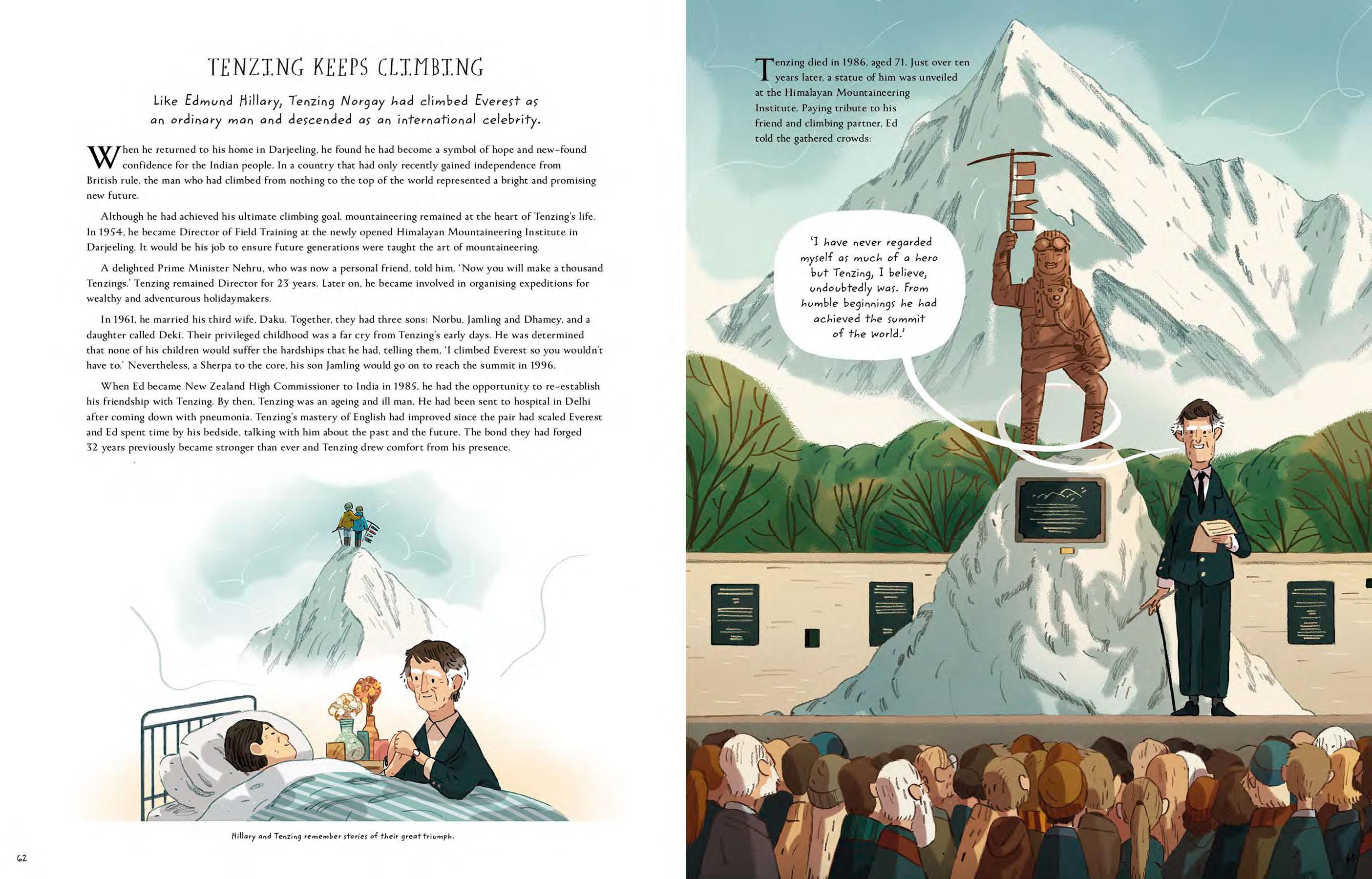 Beispielinhalt (Bild) Everest (Graphic Novel)