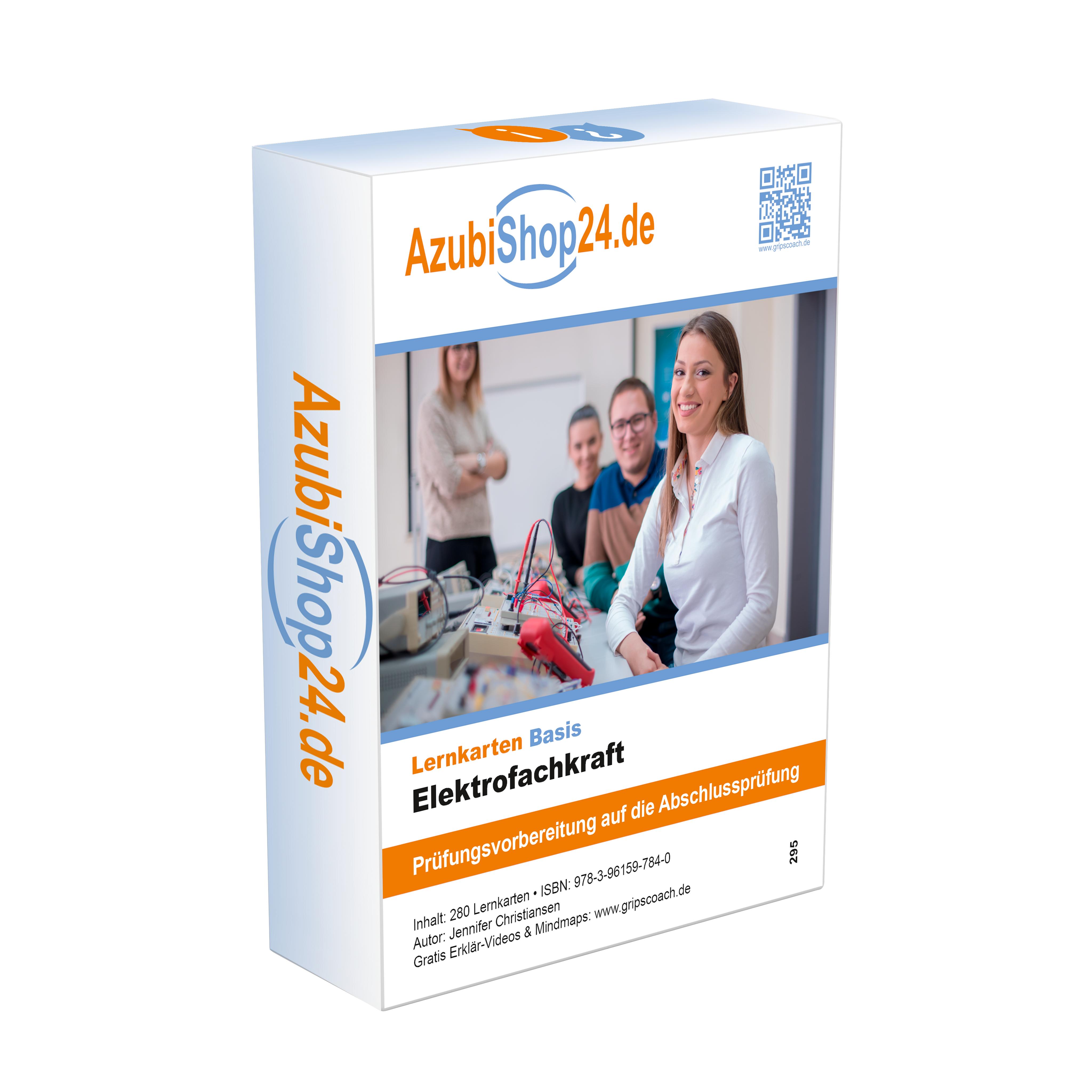 Vorderes Coverbild AzubiShop24.de Lernkarten Elektrofachkraft