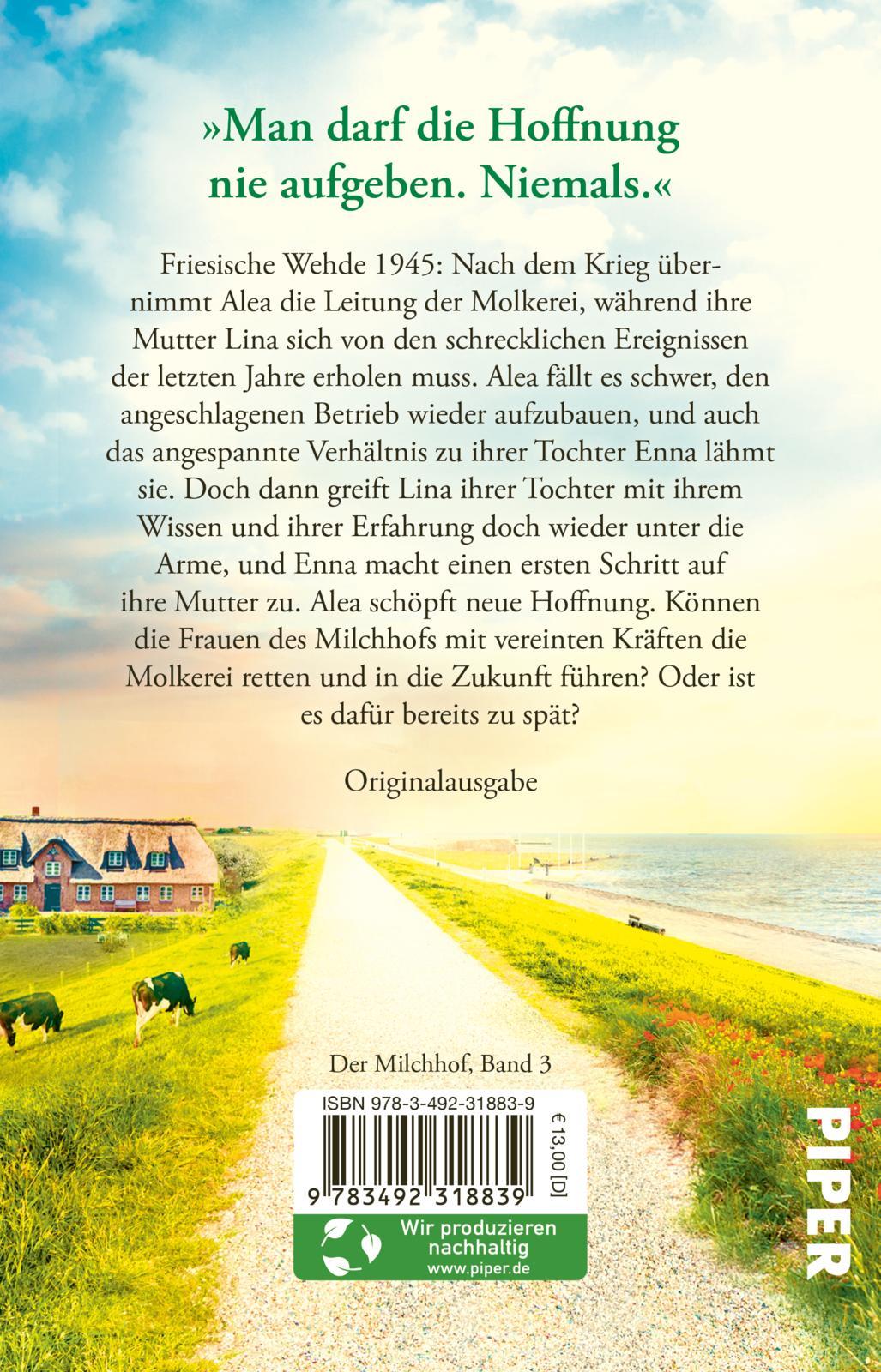 Rückseitencover Der Milchhof - Das Leuchten des Meeres
