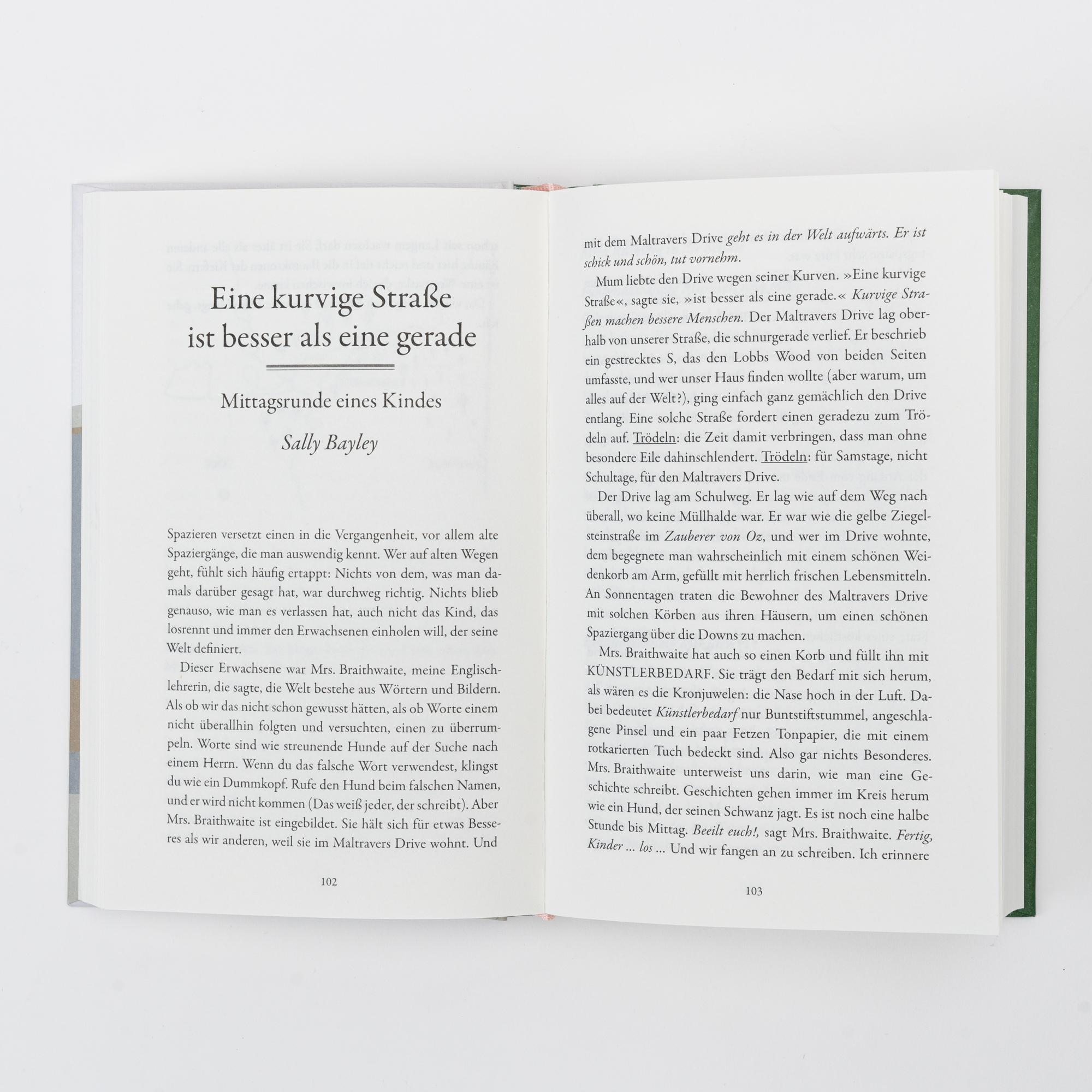 Beispielinhalt (Bild) Von Wegen und Umwegen - Betrachtungen über das Leben zu Fuß