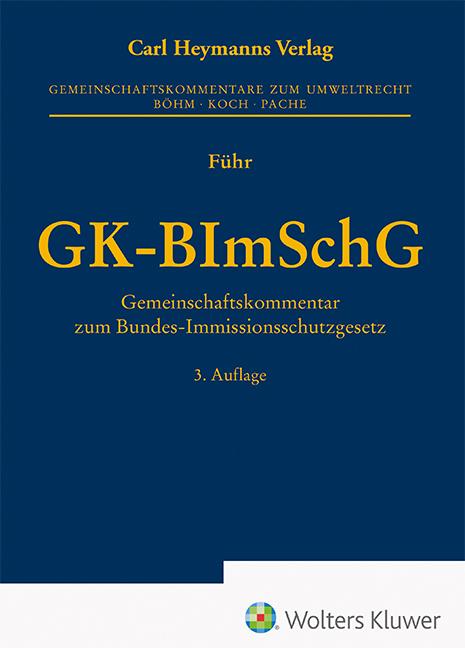 Vorderes Coverbild GK-BImSchG