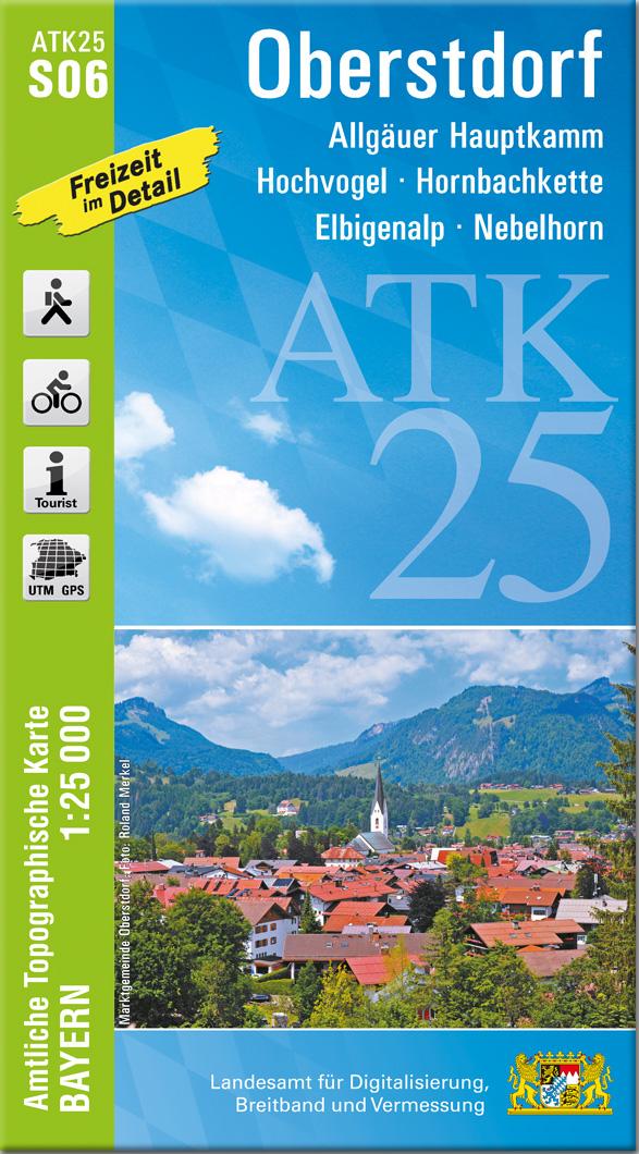 Vorderes Coverbild Oberstdorf 1:25 000