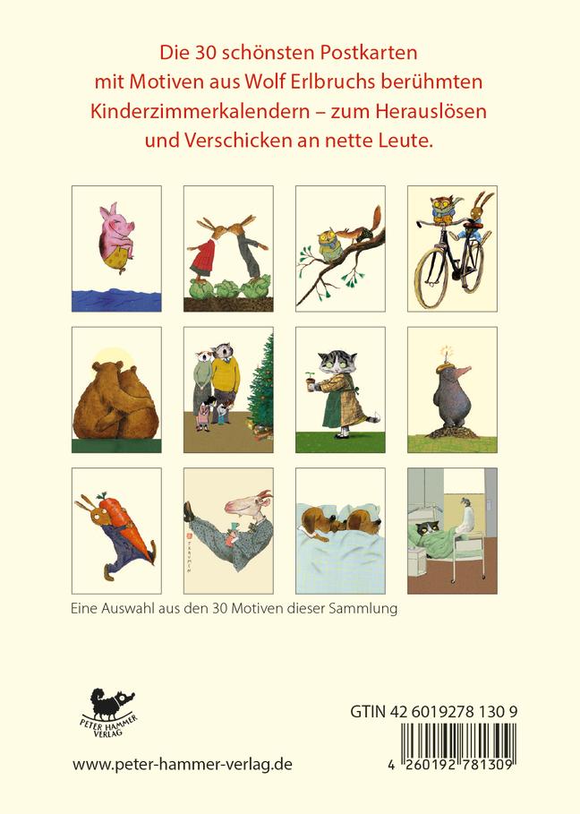 Rückseitencover Wolf Erlbruchs große Postkartenedition