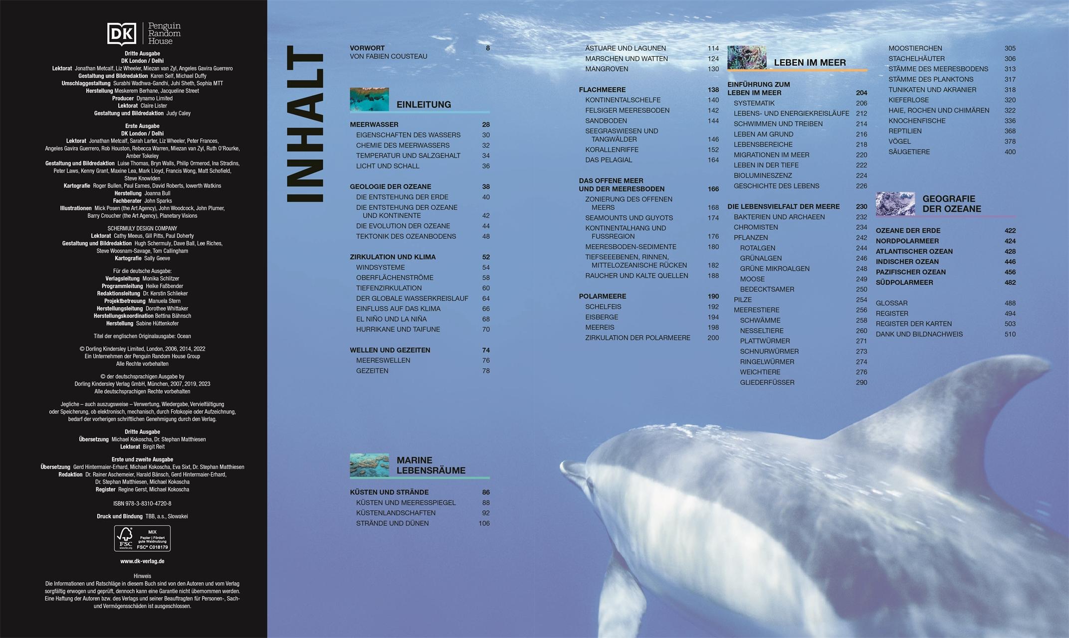 Beispielinhalt (Bild) Ozeane