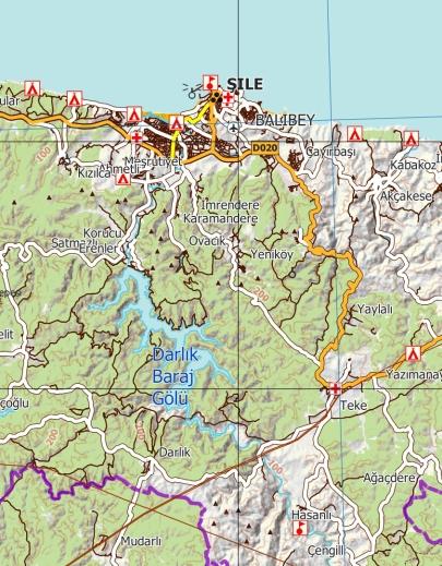 Beispielinhalt (Bild) Istanbul - Topographische Reisekarte 1:250.000 Türkei (Blatt 1)