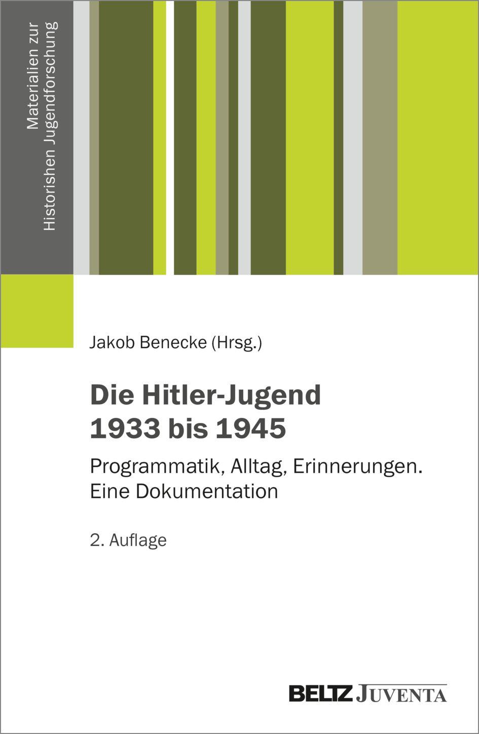Vorderes Coverbild Die Hitler-Jugend 1933 bis 1945