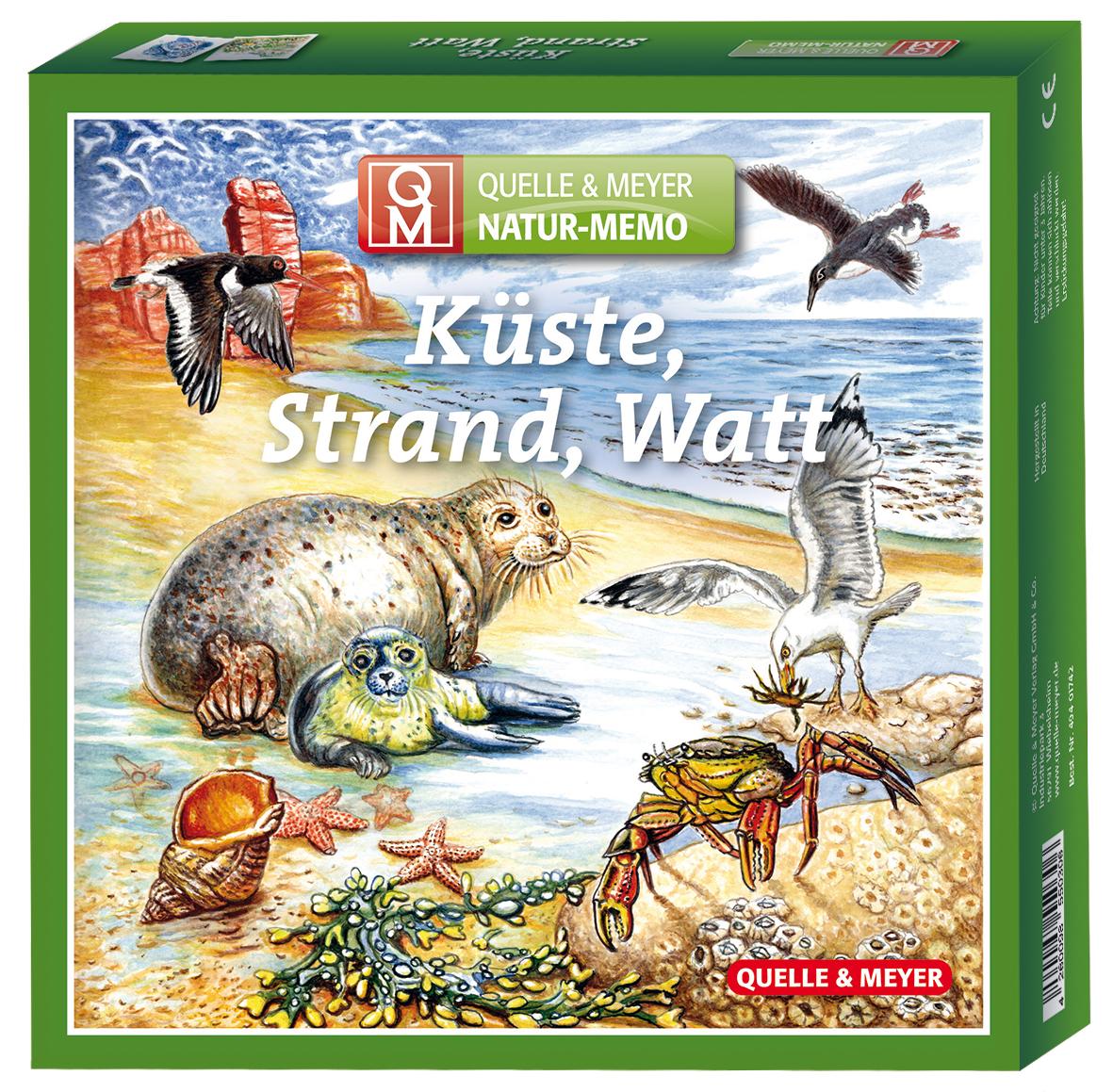 Vorderes Coverbild Natur-Memo "Küste, Strand, Watt"