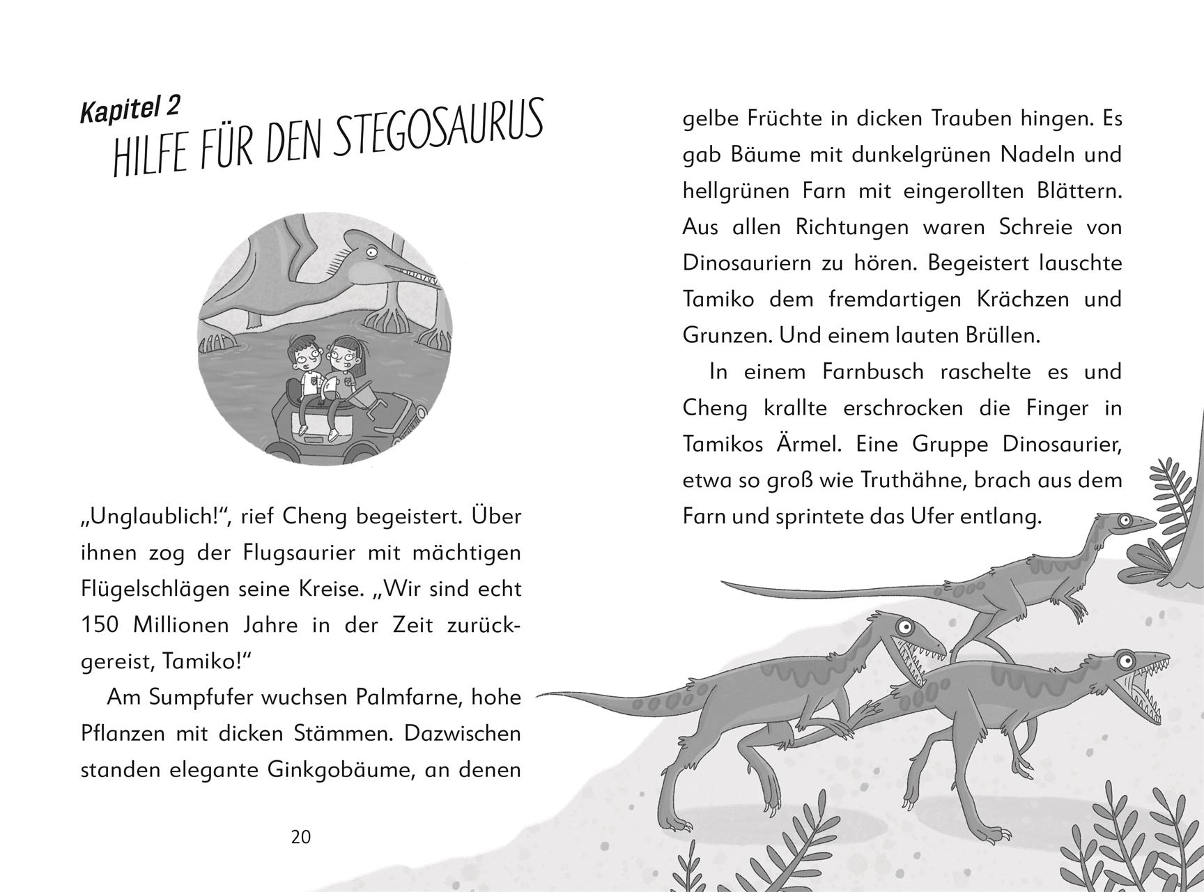 Beispielinhalt (Bild) Ein Fall für die Forscher-Kids 4. Dino in Not