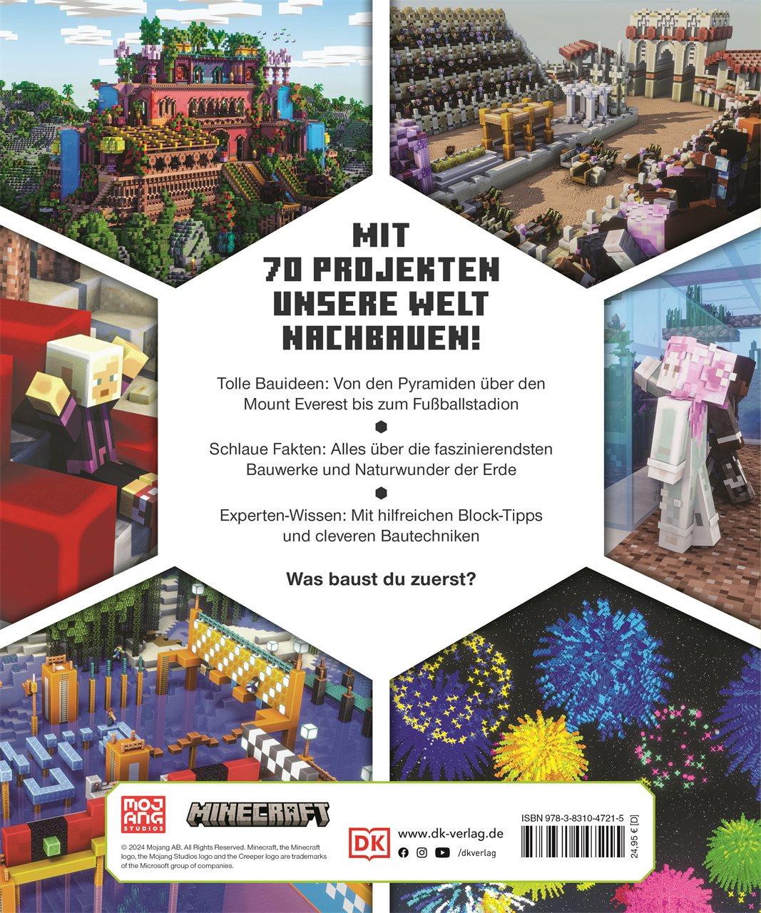 Rückseitencover Das offizielle Minecraft Ideen Buch