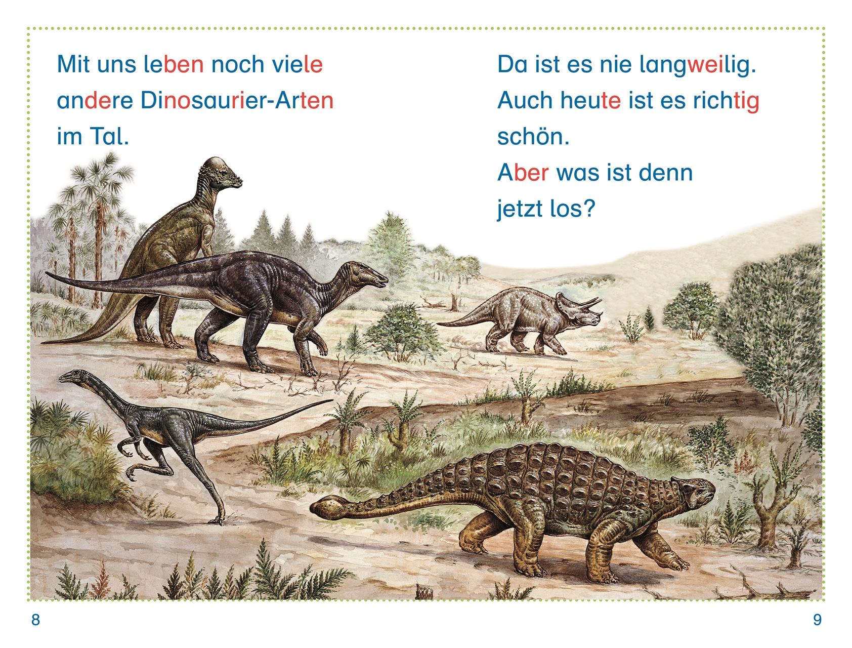 Beispielinhalt (Bild) SUPERLESER! Dino in Gefahr