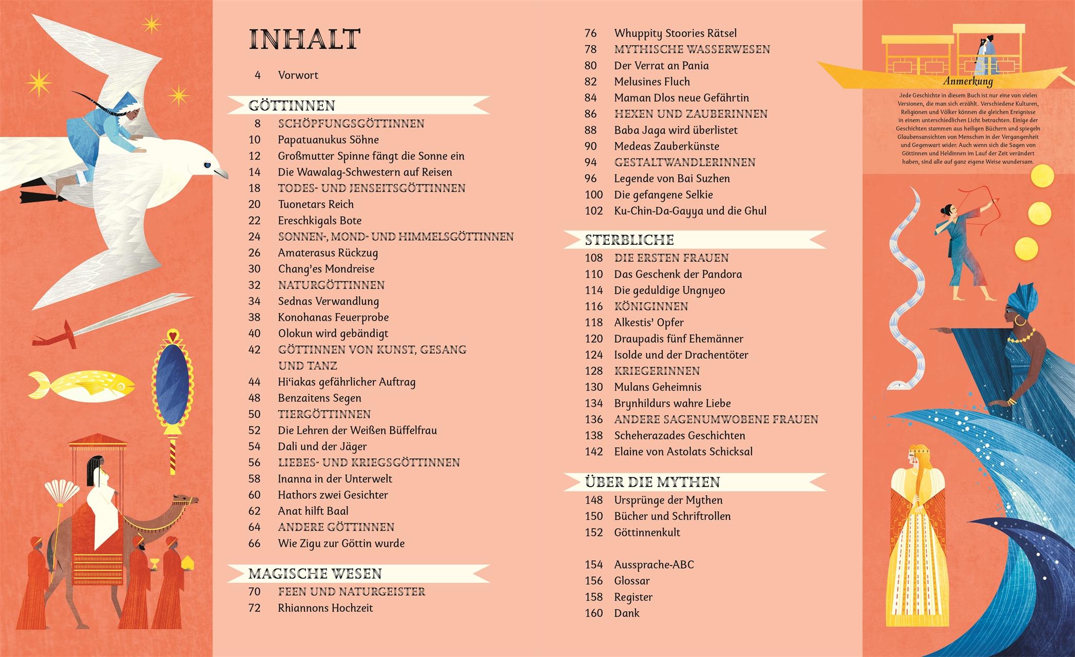 Beispielinhalt (Bild) Sagenhafte Frauen