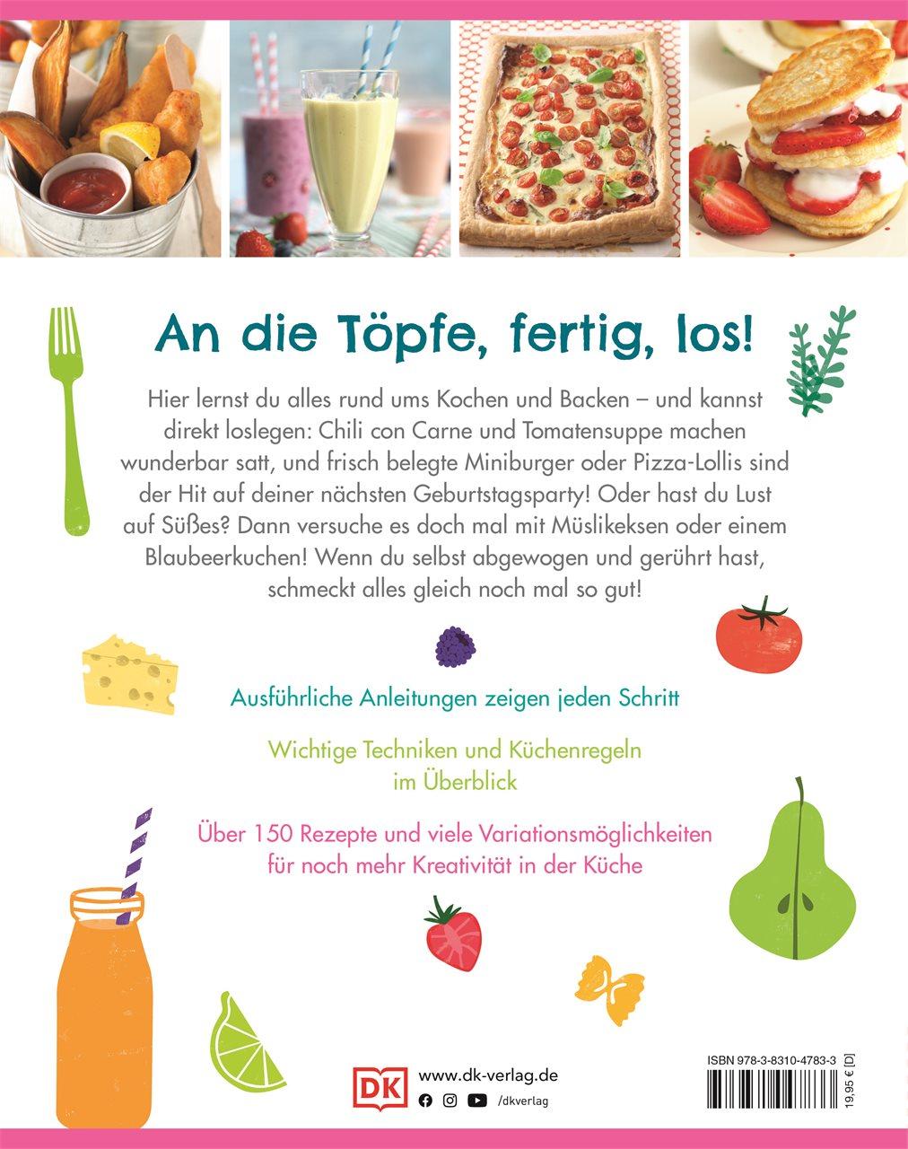Rückseitencover Die Kochschule für Kids