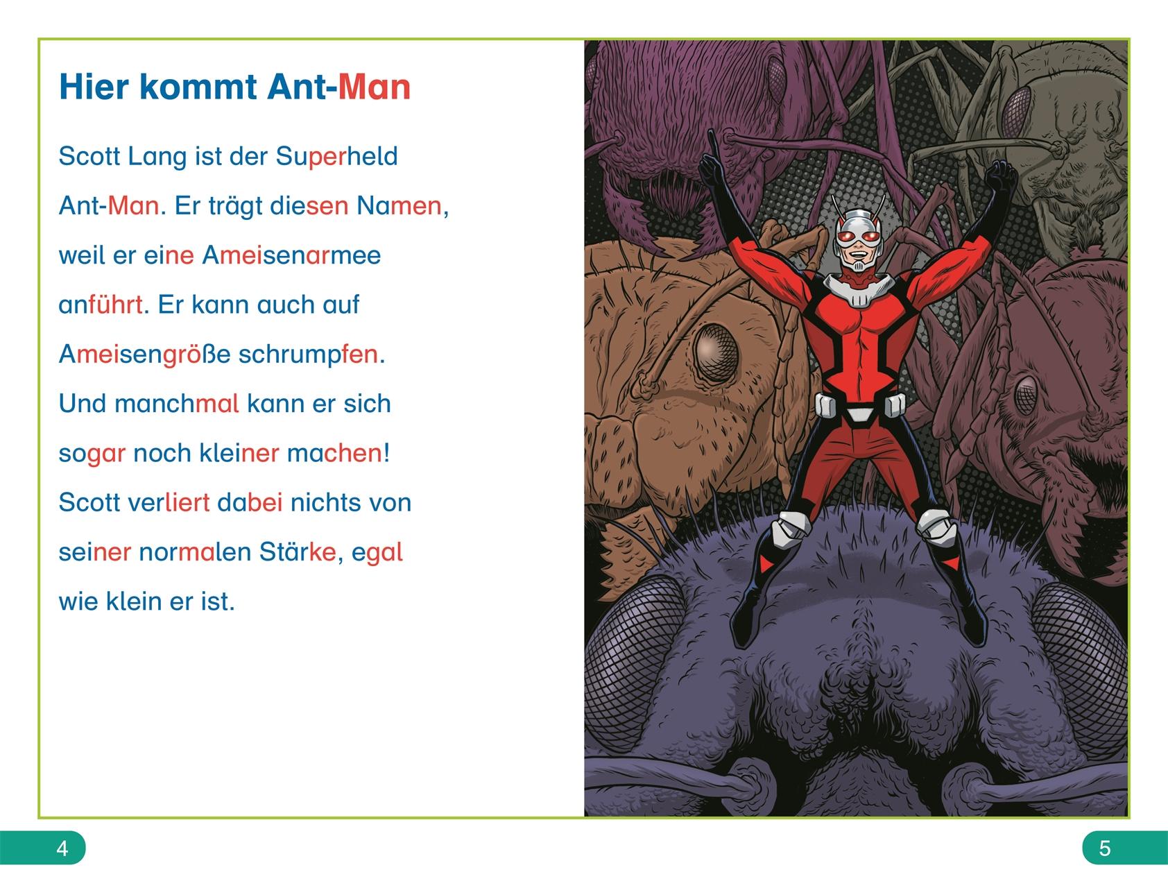 Beispielinhalt (Bild) SUPERLESER! MARVEL Ant-Man und Wasp Superstarkes Heldenteam