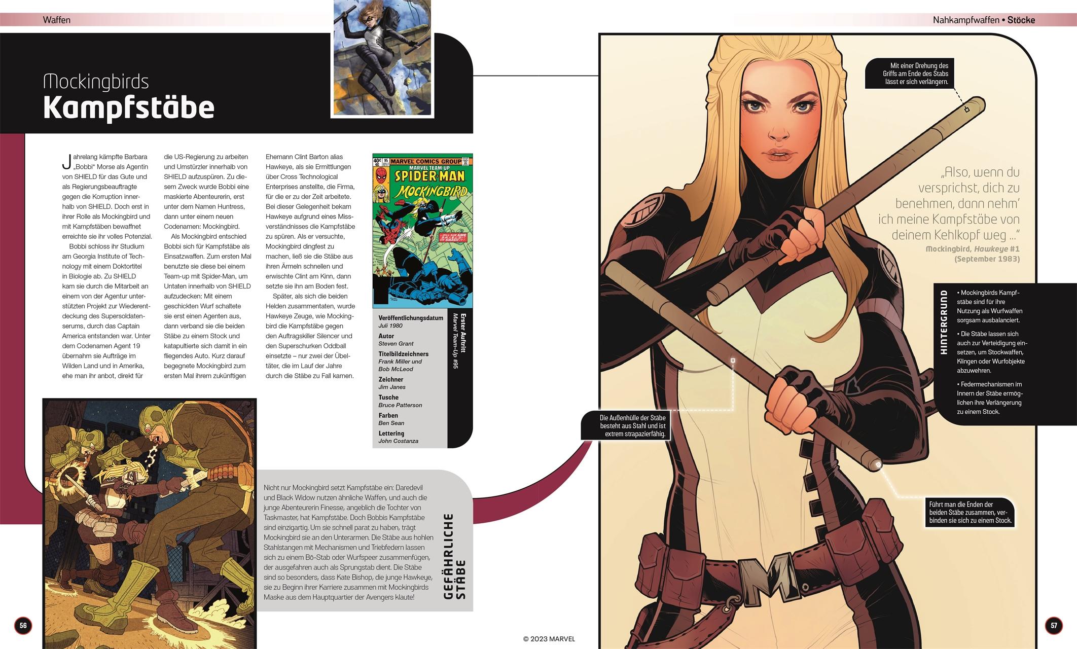 Beispielinhalt (Bild) MARVEL Ausrüstung und Artefakte