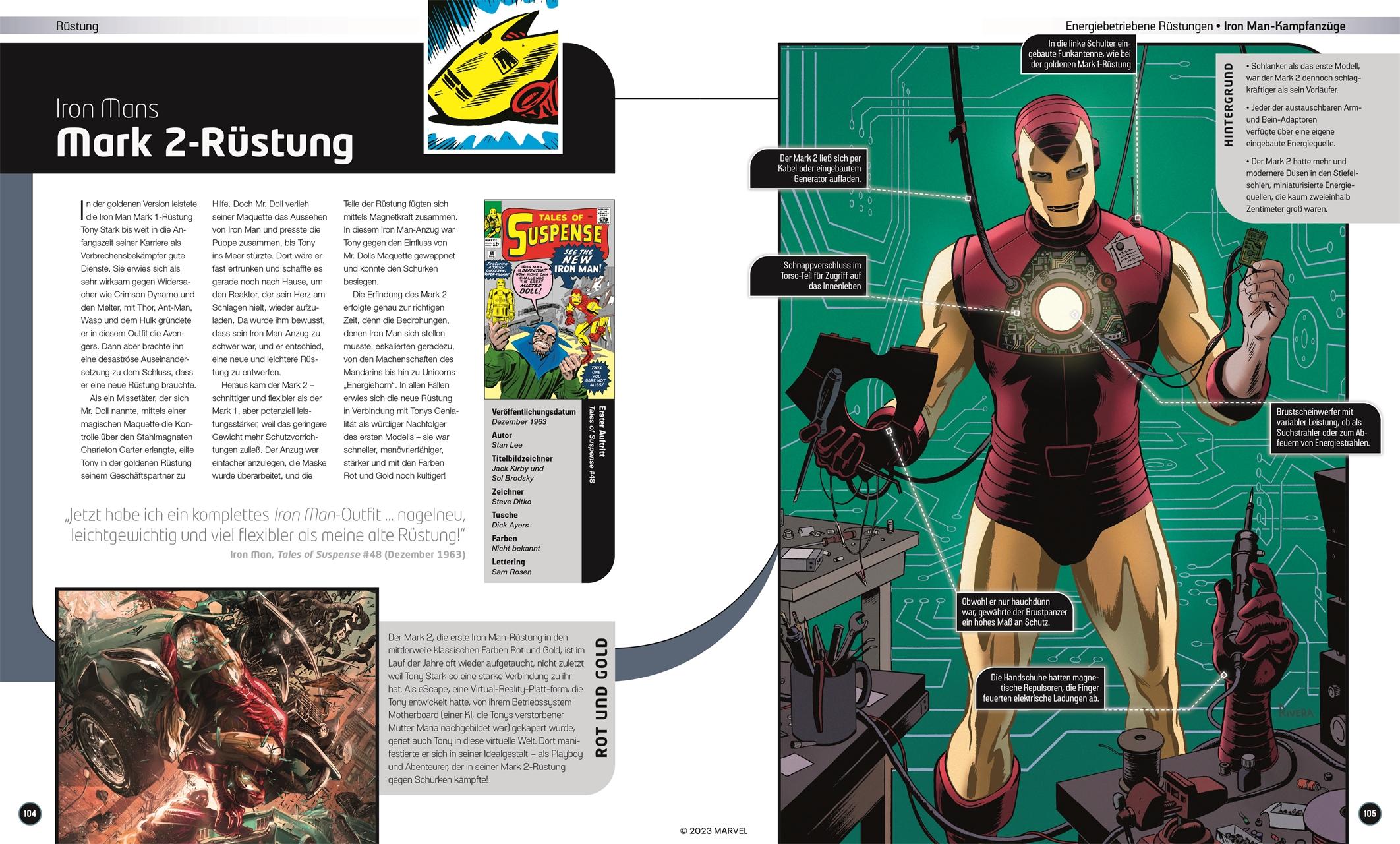 Beispielinhalt (Bild) MARVEL Ausrüstung und Artefakte