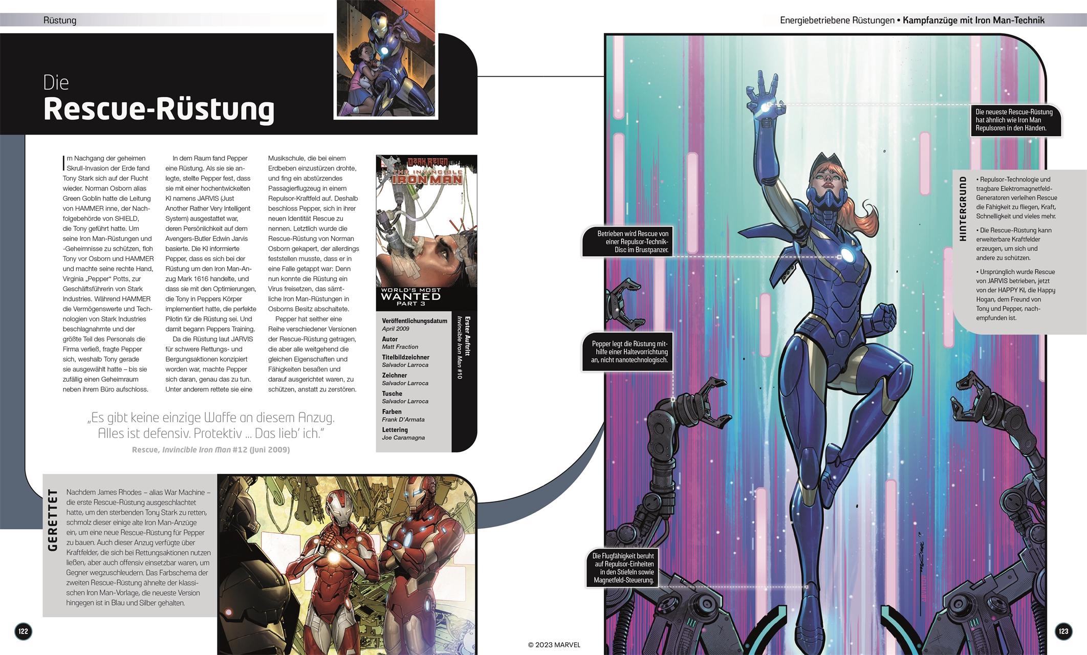 Beispielinhalt (Bild) MARVEL Ausrüstung und Artefakte