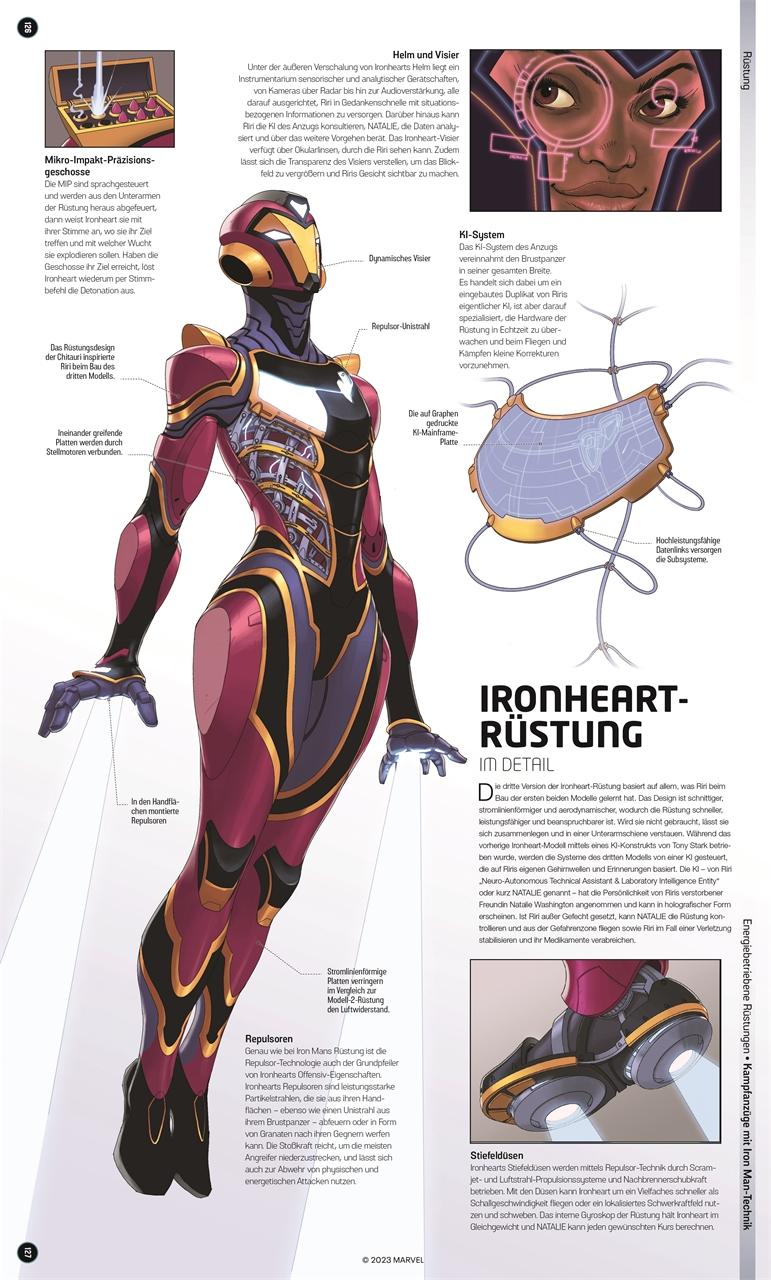 Beispielinhalt (Bild) MARVEL Ausrüstung und Artefakte