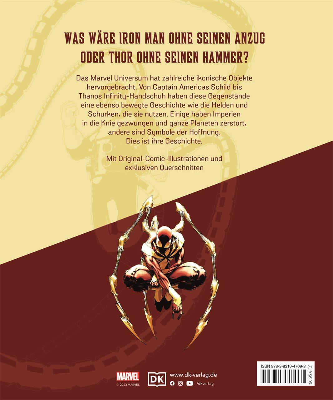 Rückseitencover MARVEL Ausrüstung und Artefakte