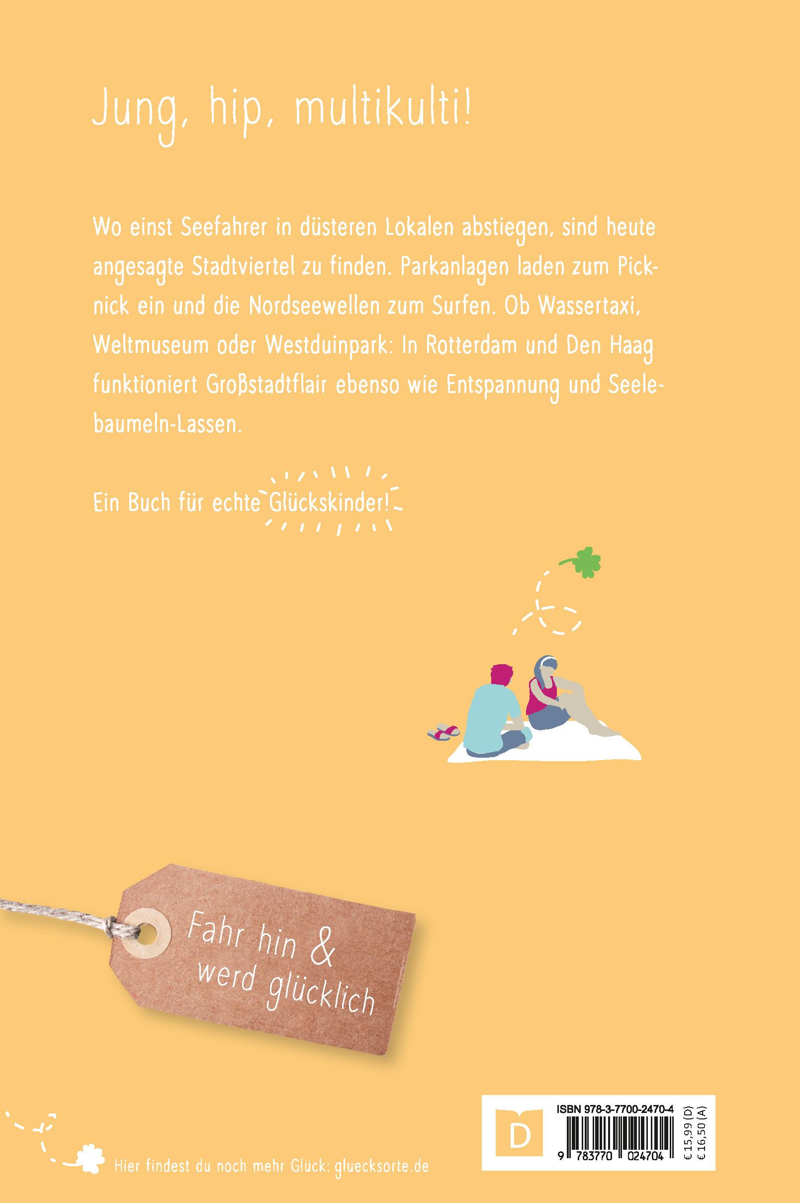 Rückseitencover Glücksorte in Rotterdam. Mit Den Haag