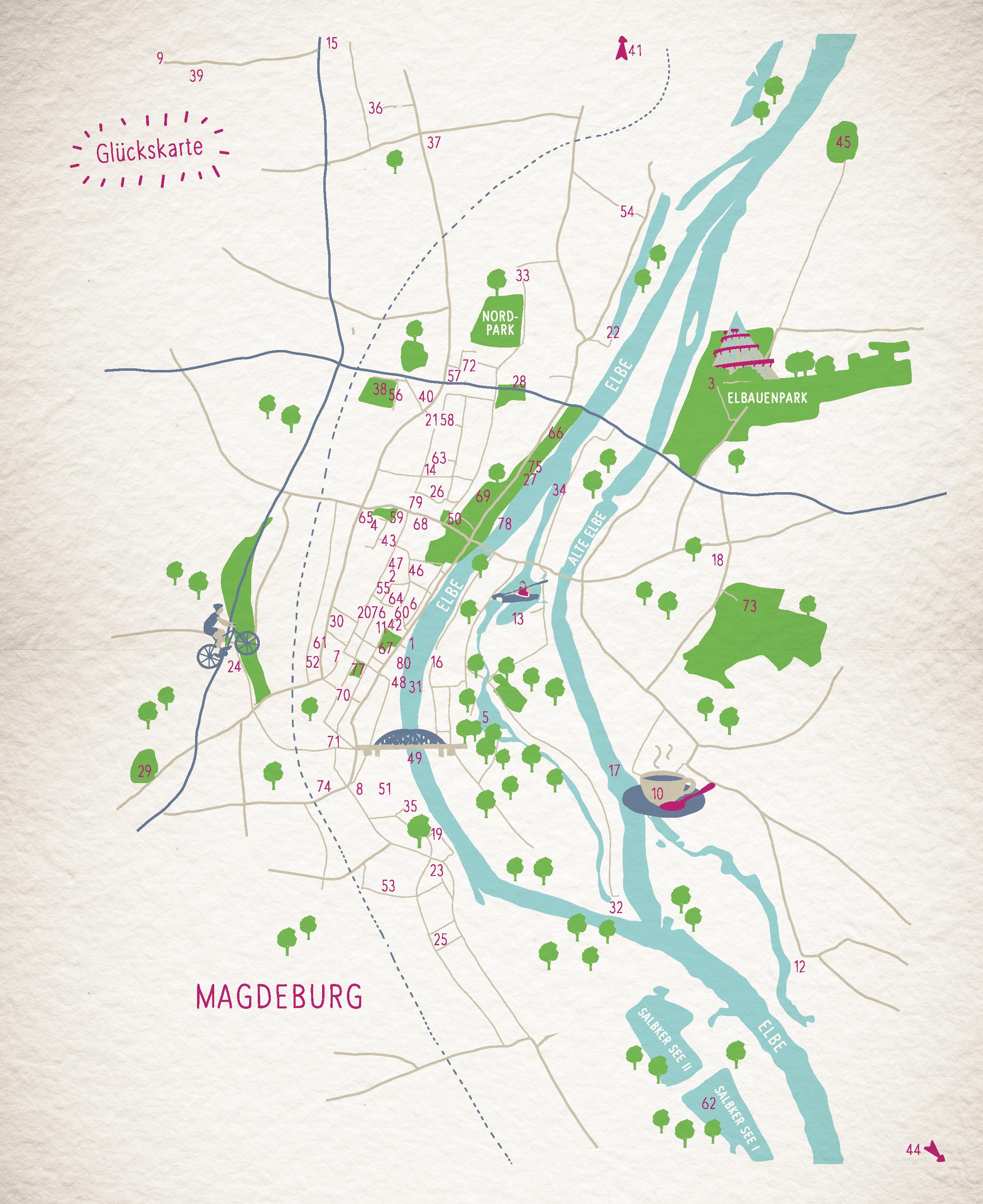 Beispielinhalt (Bild) Glücksorte in Magdeburg