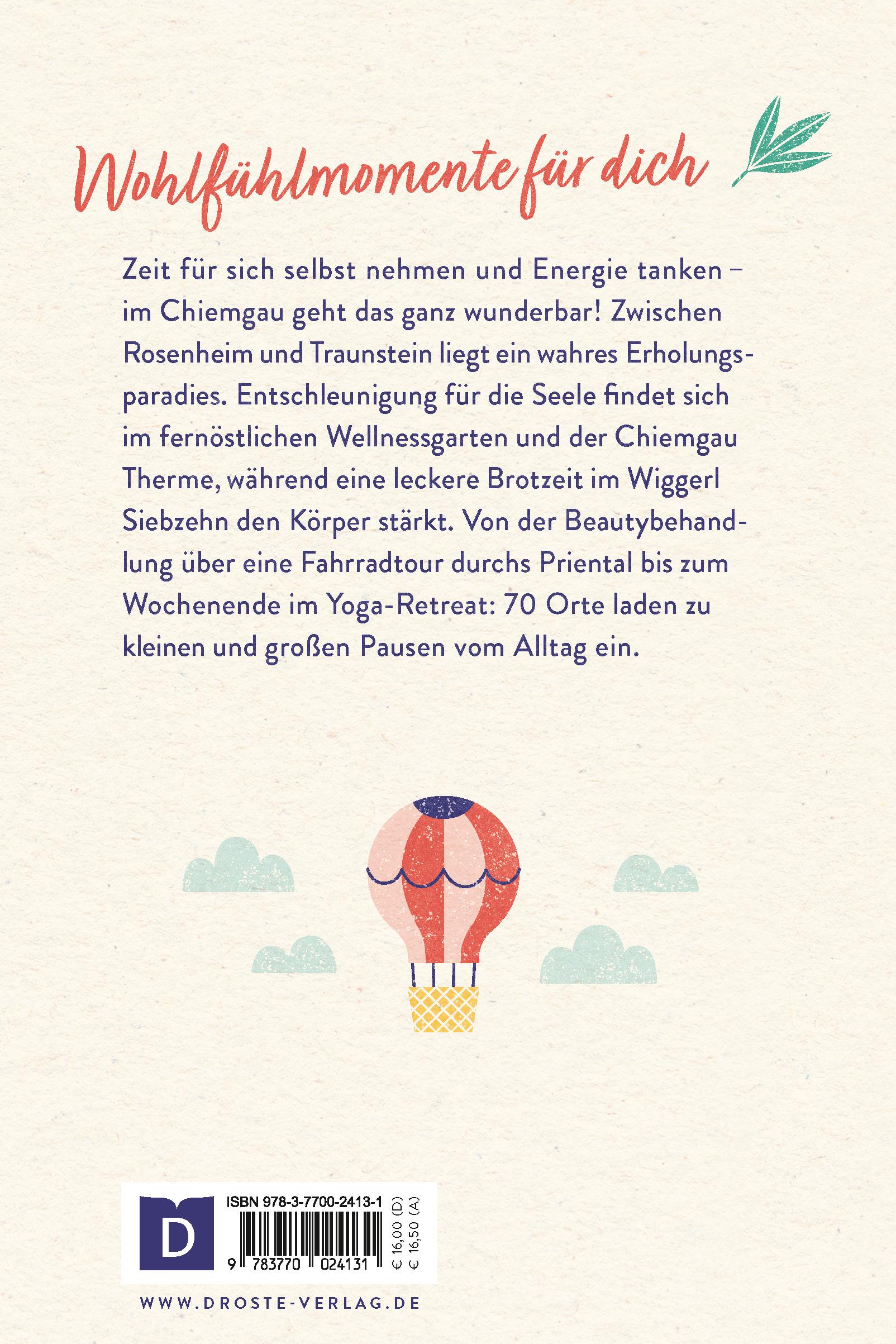 Rückseitencover Meine Auszeiten - Chiemgau