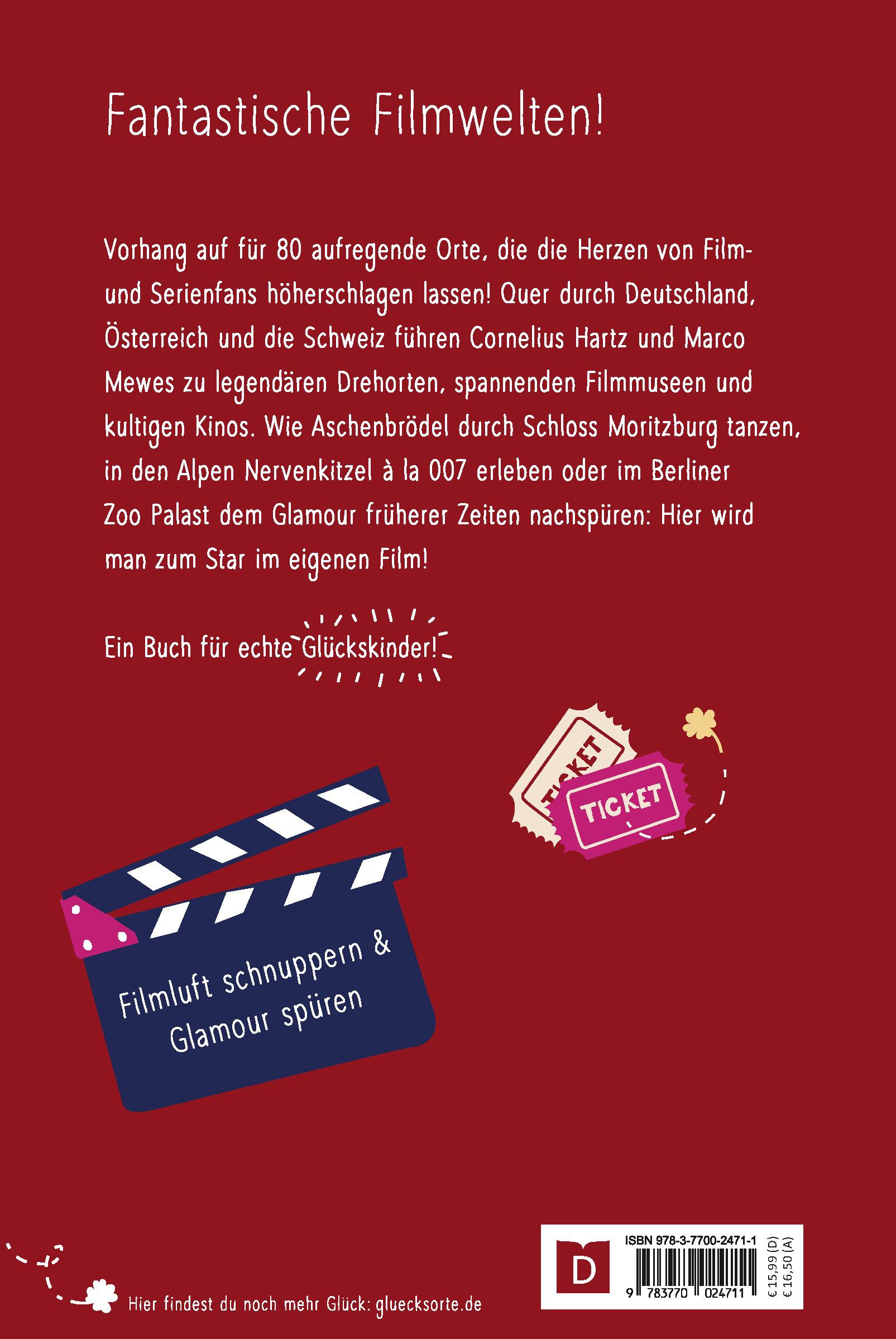 Rückseitencover Glücksorte für Filmfans