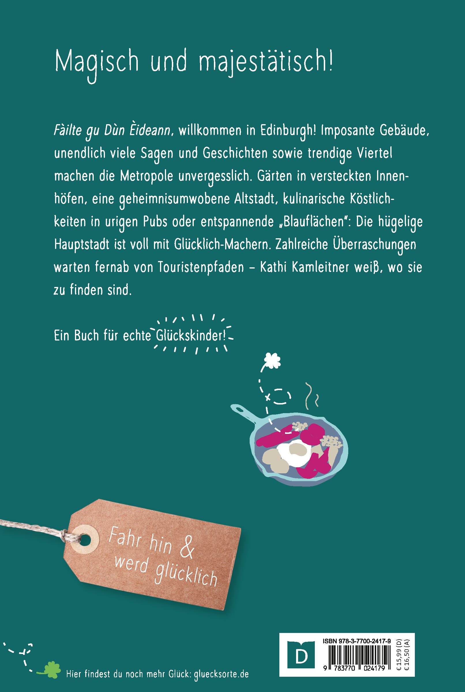 Rückseitencover Glücksorte in Edinburgh