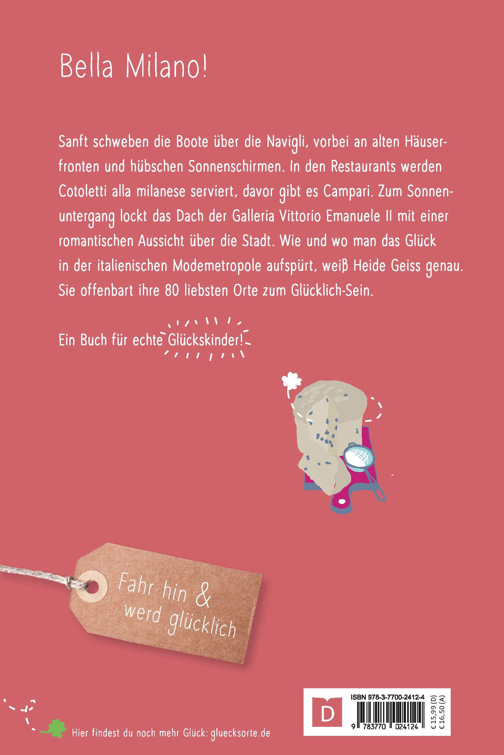 Rückseitencover Glücksorte in Mailand