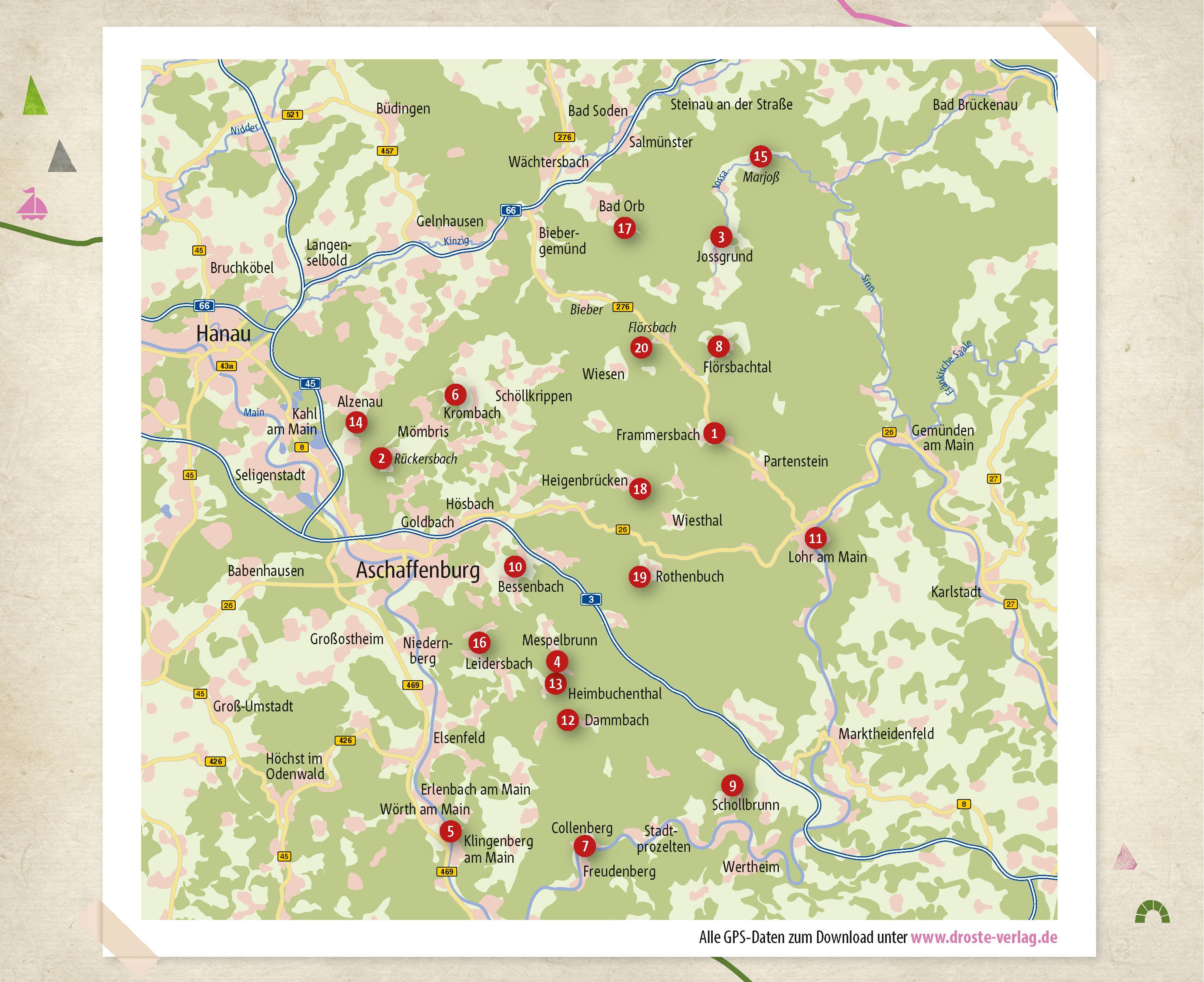 Beispielinhalt (Bild) Spessart. Wandern für die Seele