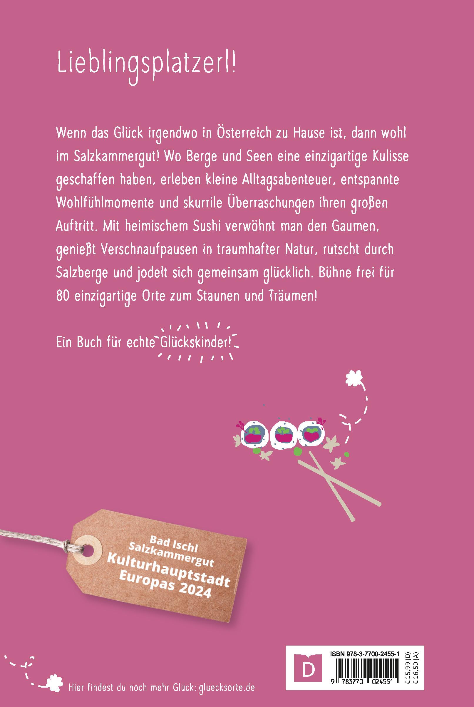 Rückseitencover Glücksorte im Salzkammergut