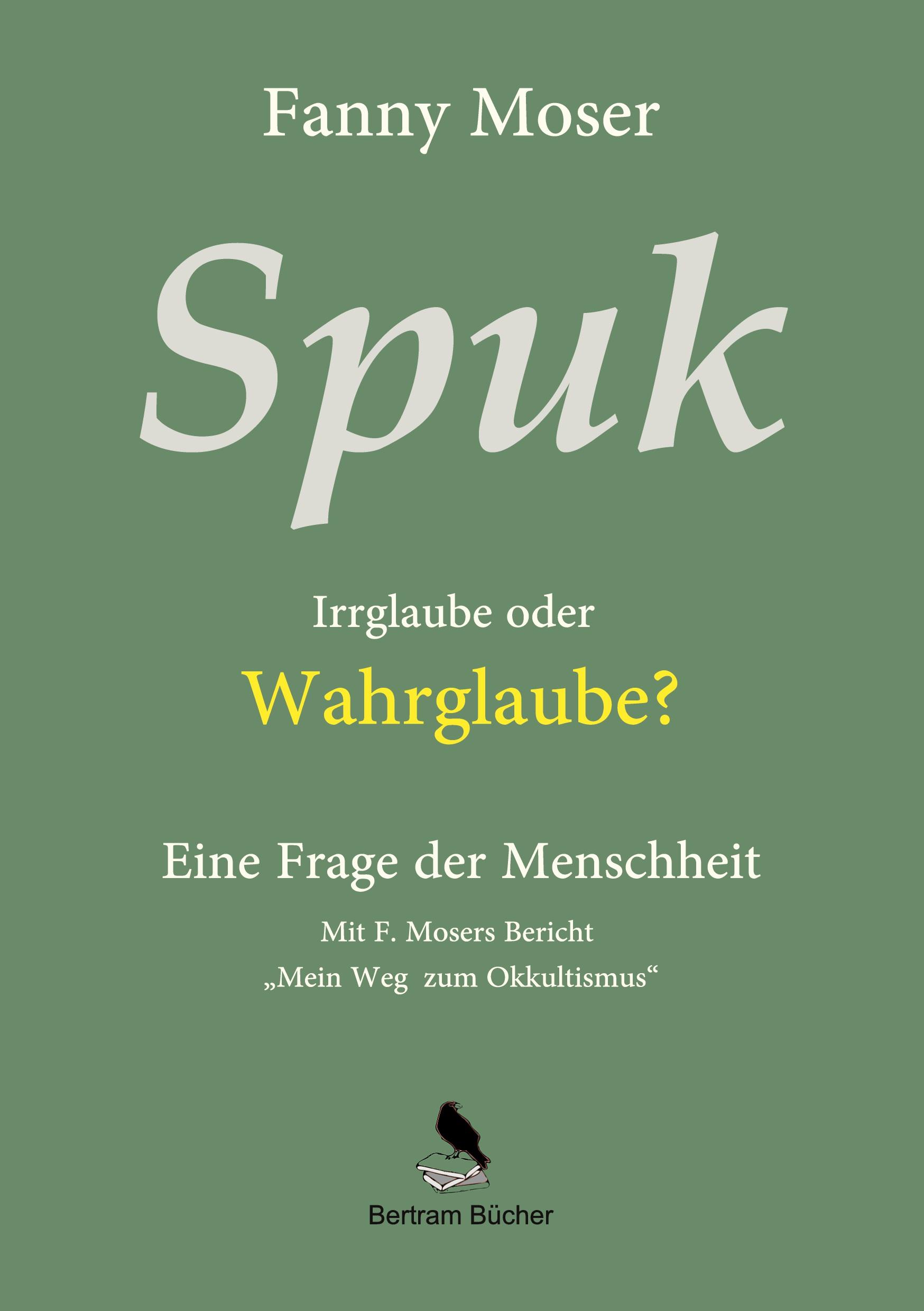Vorderes Coverbild Spuk. Irrglaube oder Wahrglaube?