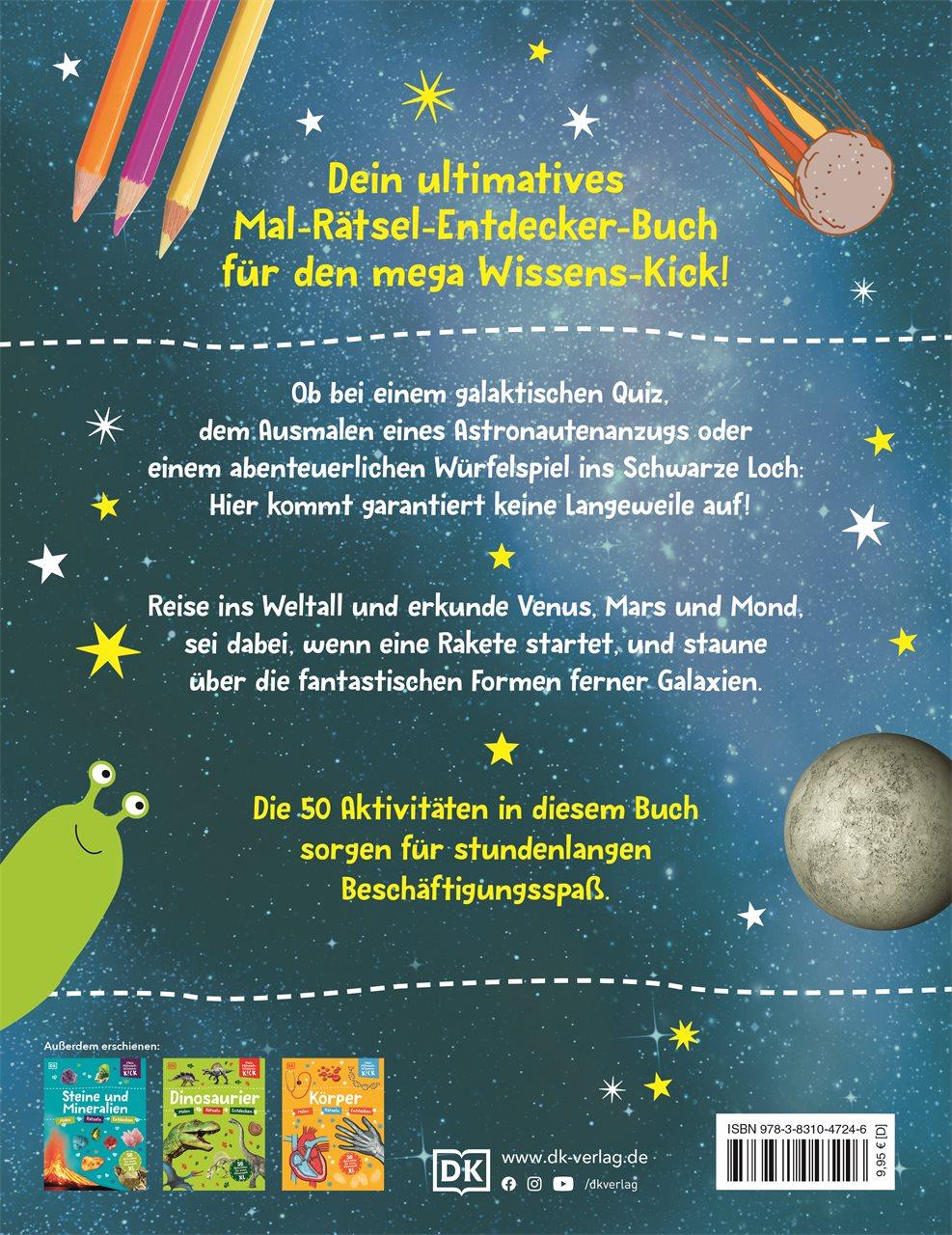 Rückseitencover Mein Mitmach-Wissens-Kick. Weltall