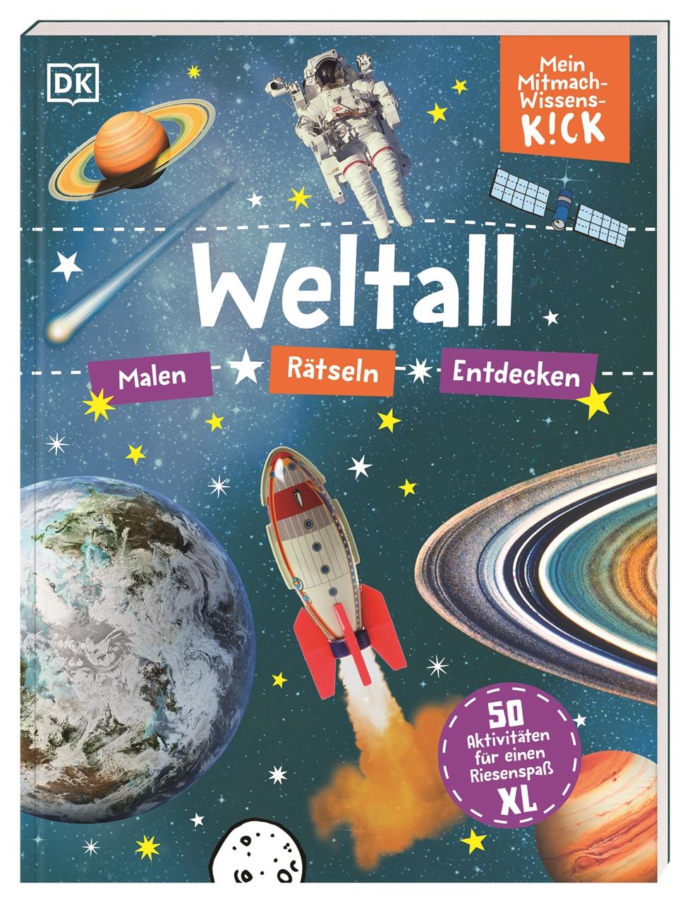 Vorderes Coverbild Mein Mitmach-Wissens-Kick. Weltall