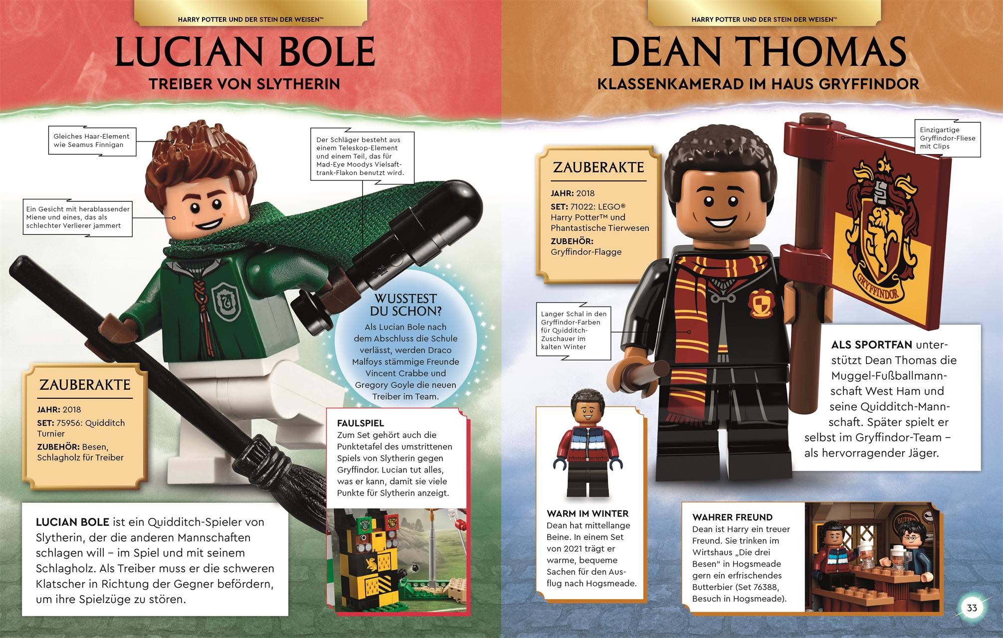 Beispielinhalt (Bild) LEGO® Harry Potter Lexikon der Minifiguren