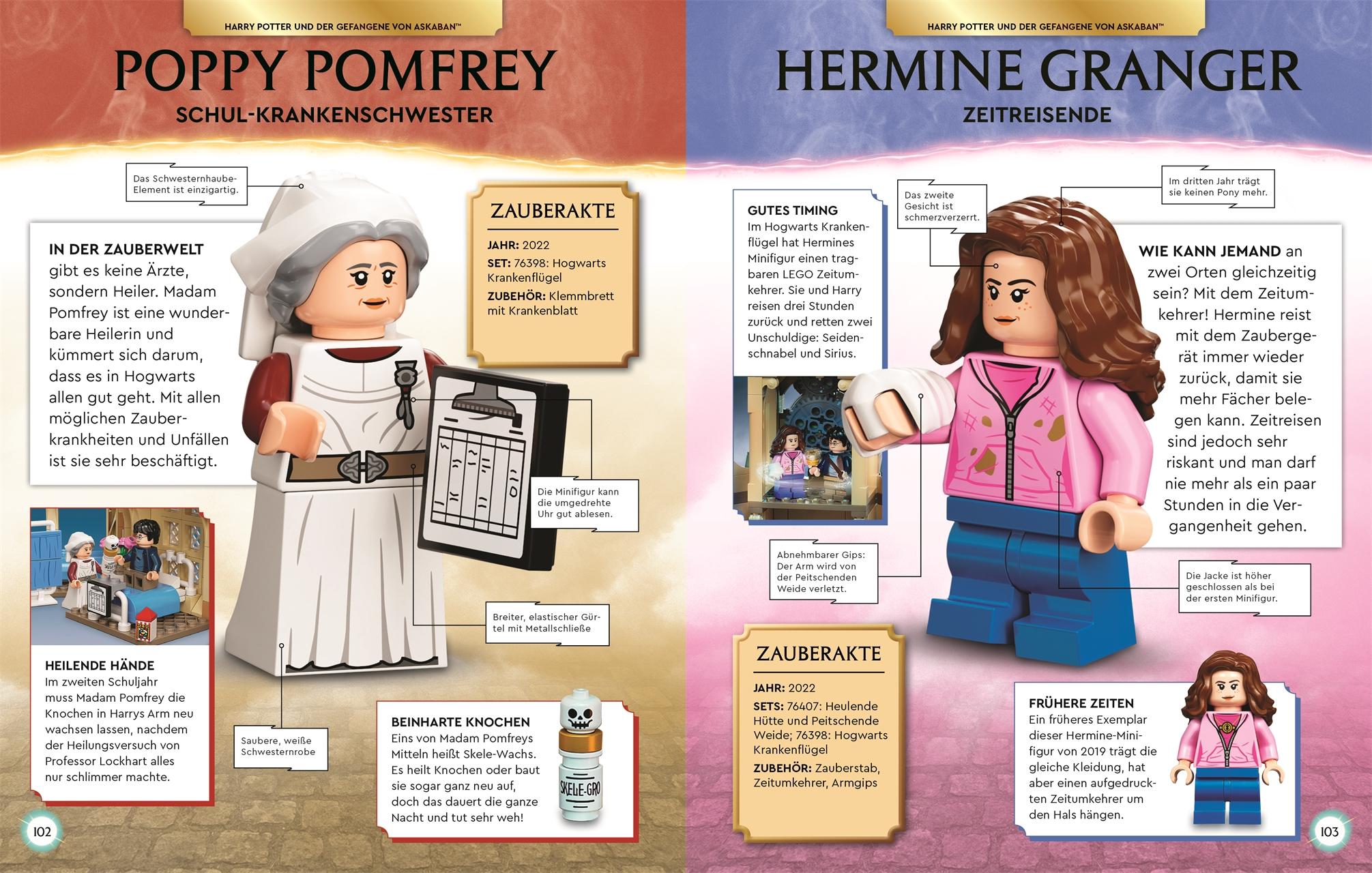Beispielinhalt (Bild) LEGO® Harry Potter Lexikon der Minifiguren