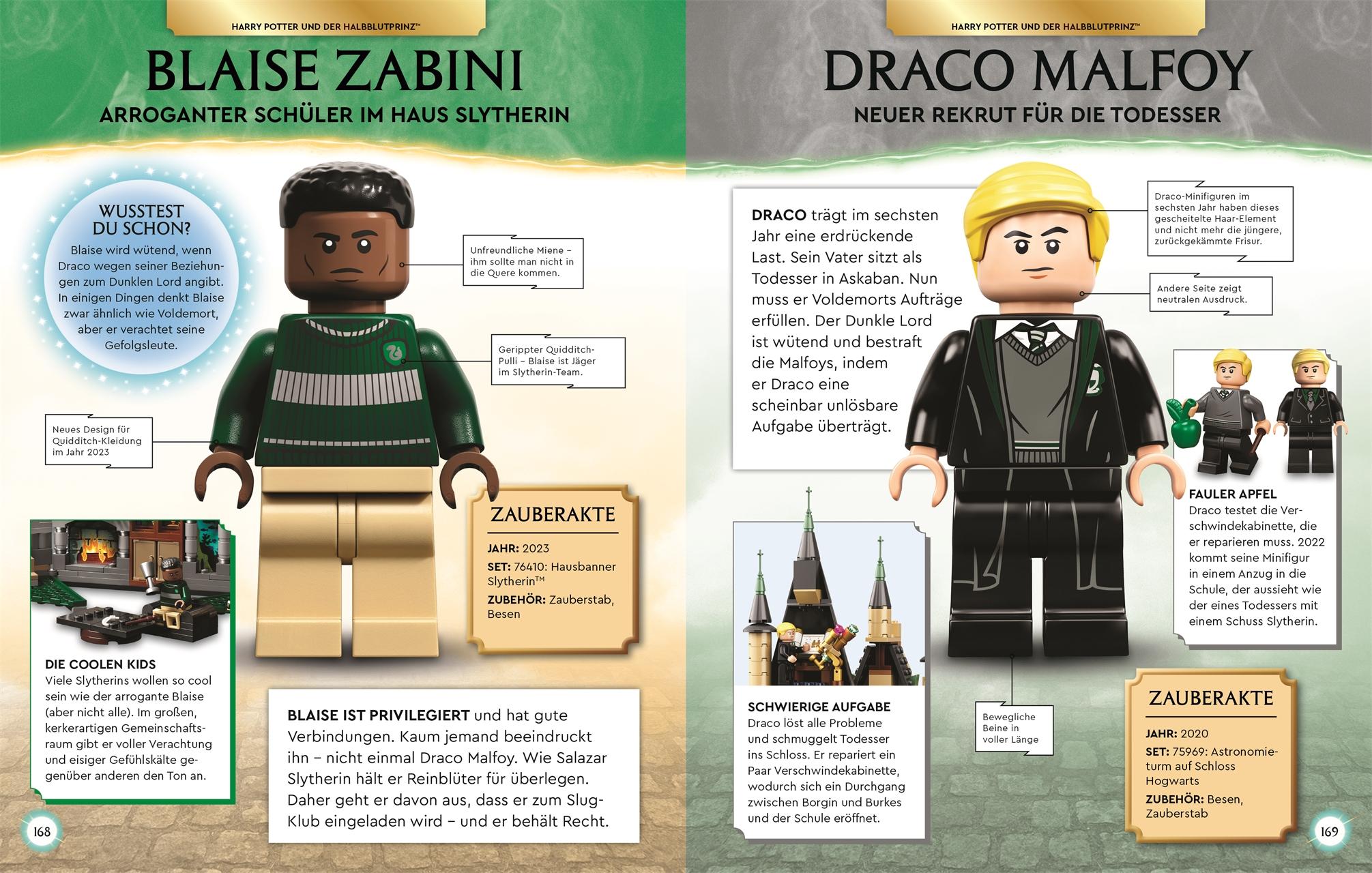 Beispielinhalt (Bild) LEGO® Harry Potter Lexikon der Minifiguren