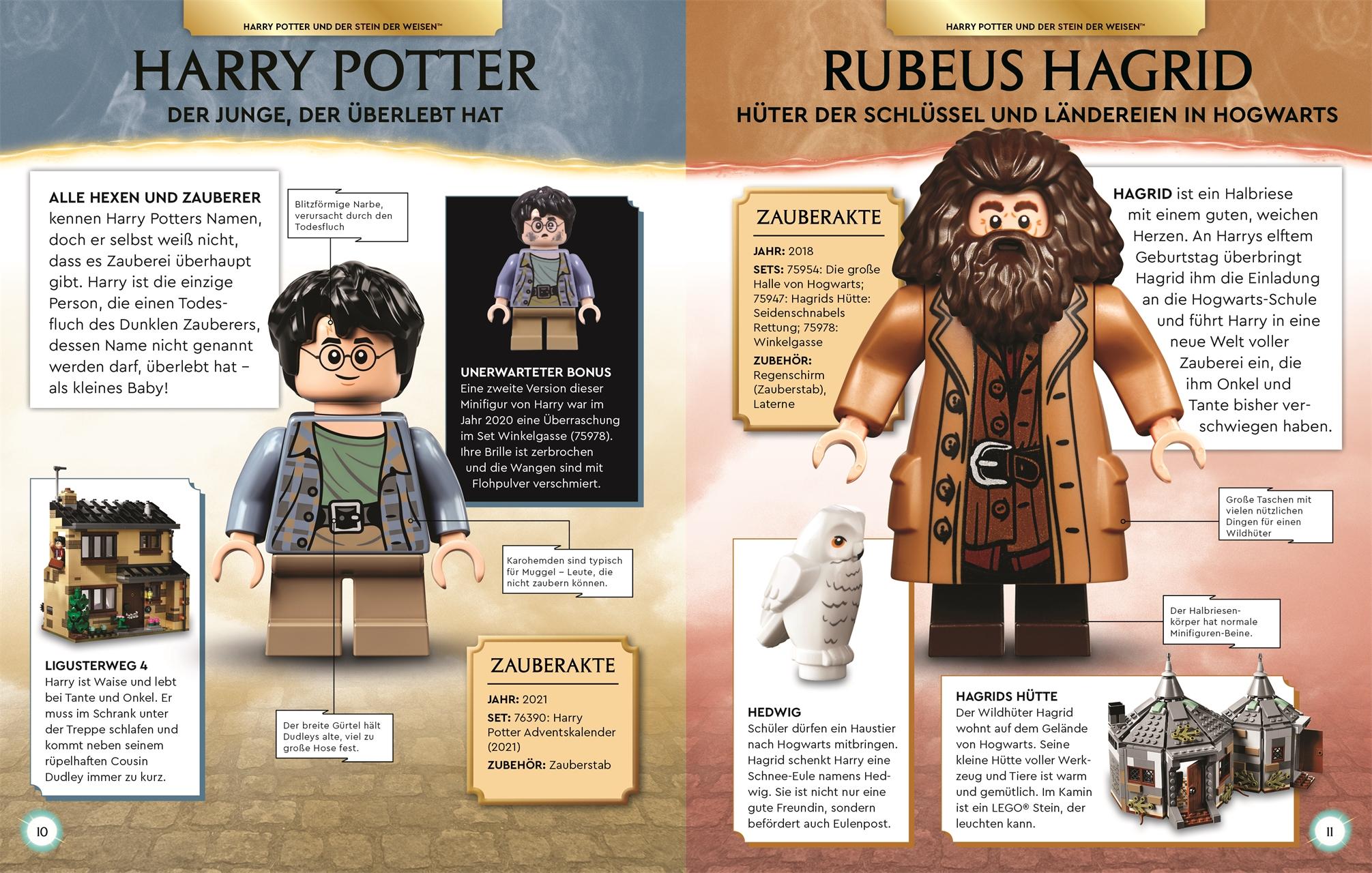 Beispielinhalt (Bild) LEGO® Harry Potter Lexikon der Minifiguren