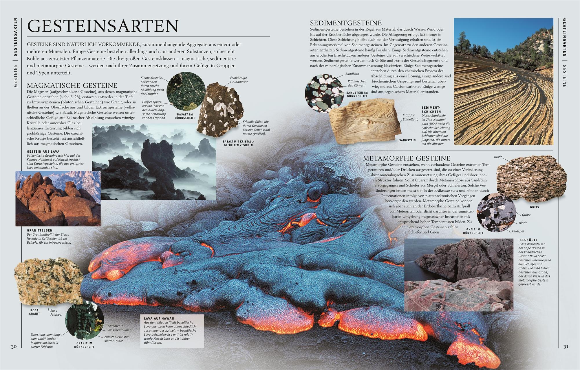 Beispielinhalt (Bild) Steine & Mineralien