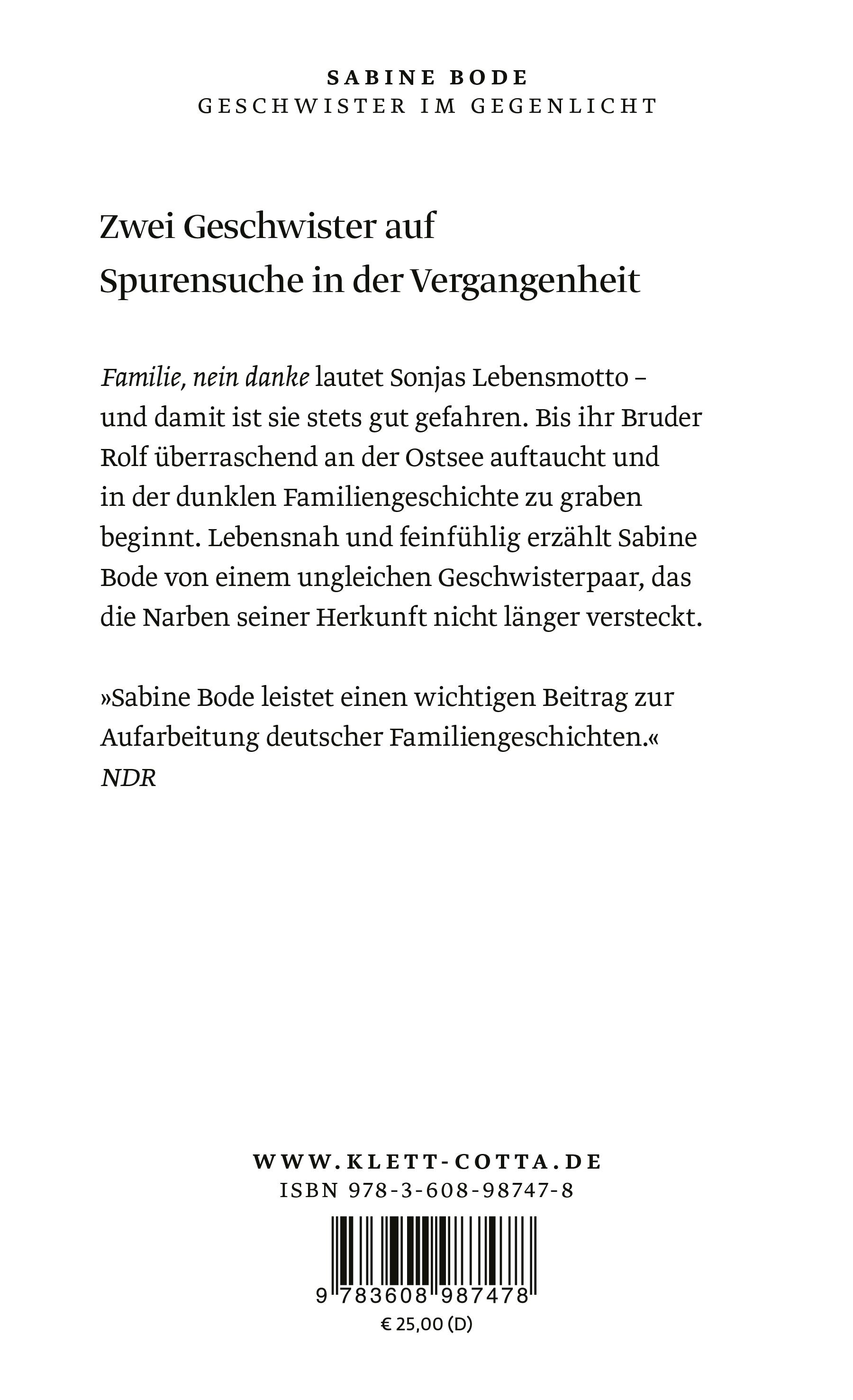 Rückseitencover Geschwister im Gegenlicht