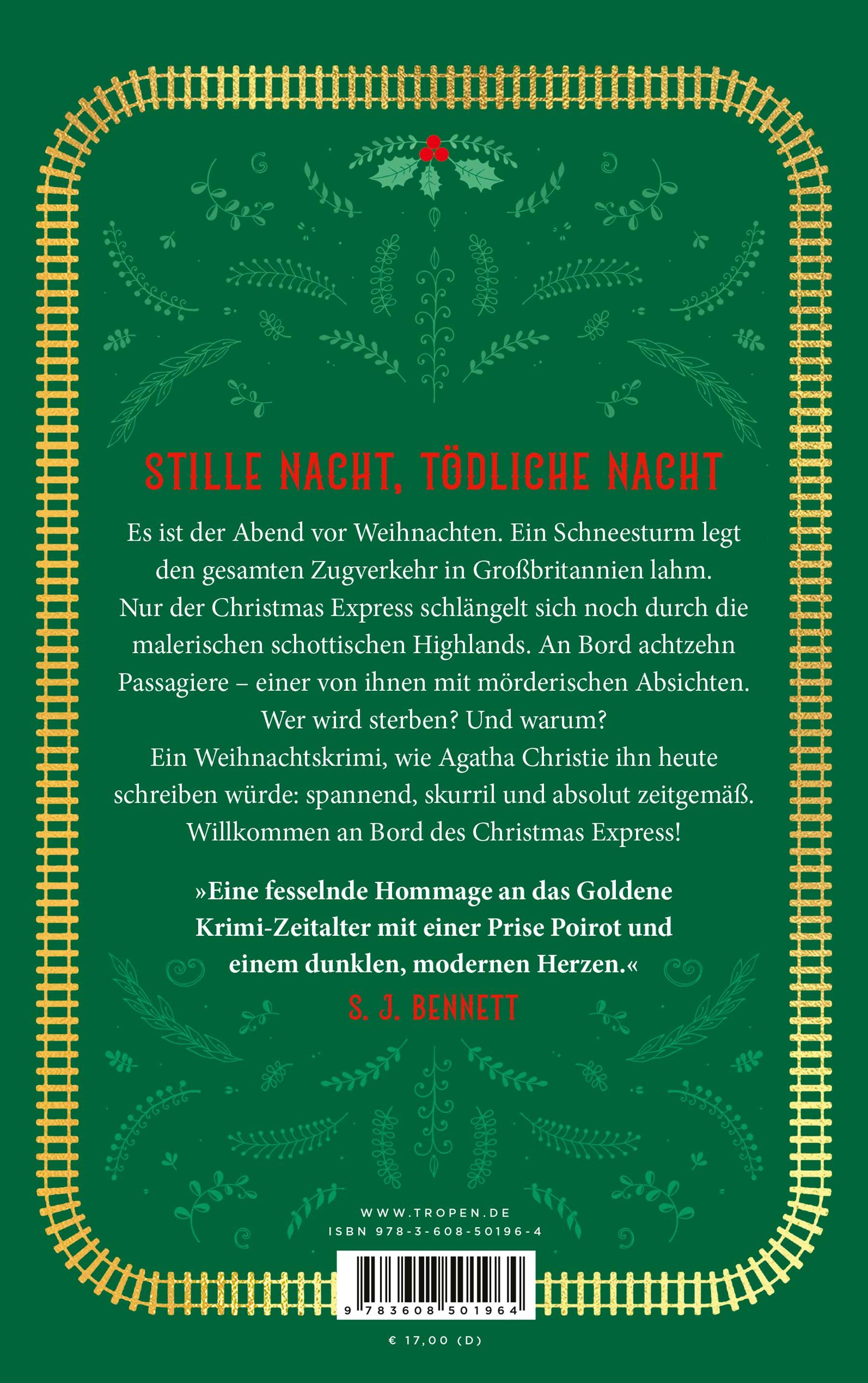 Rückseitencover Mord im Christmas Express