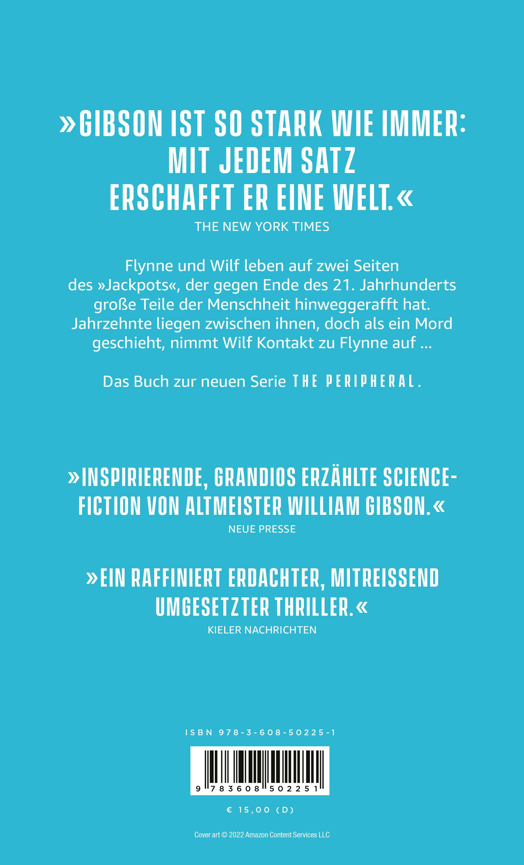 Rückseitencover Peripherie - Das Buch zur Serie THE PERIPHERAL