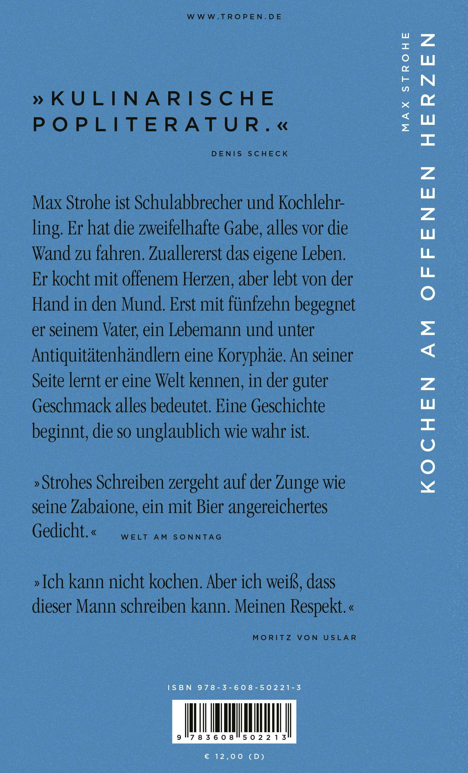 Rückseitencover Kochen am offenen Herzen