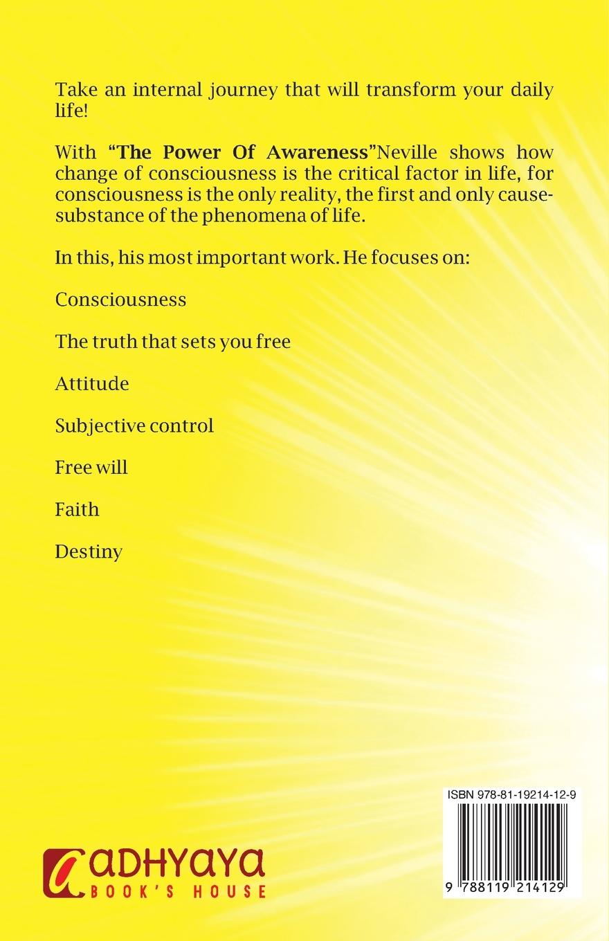 Rückseitencover The Power of awareness (English)