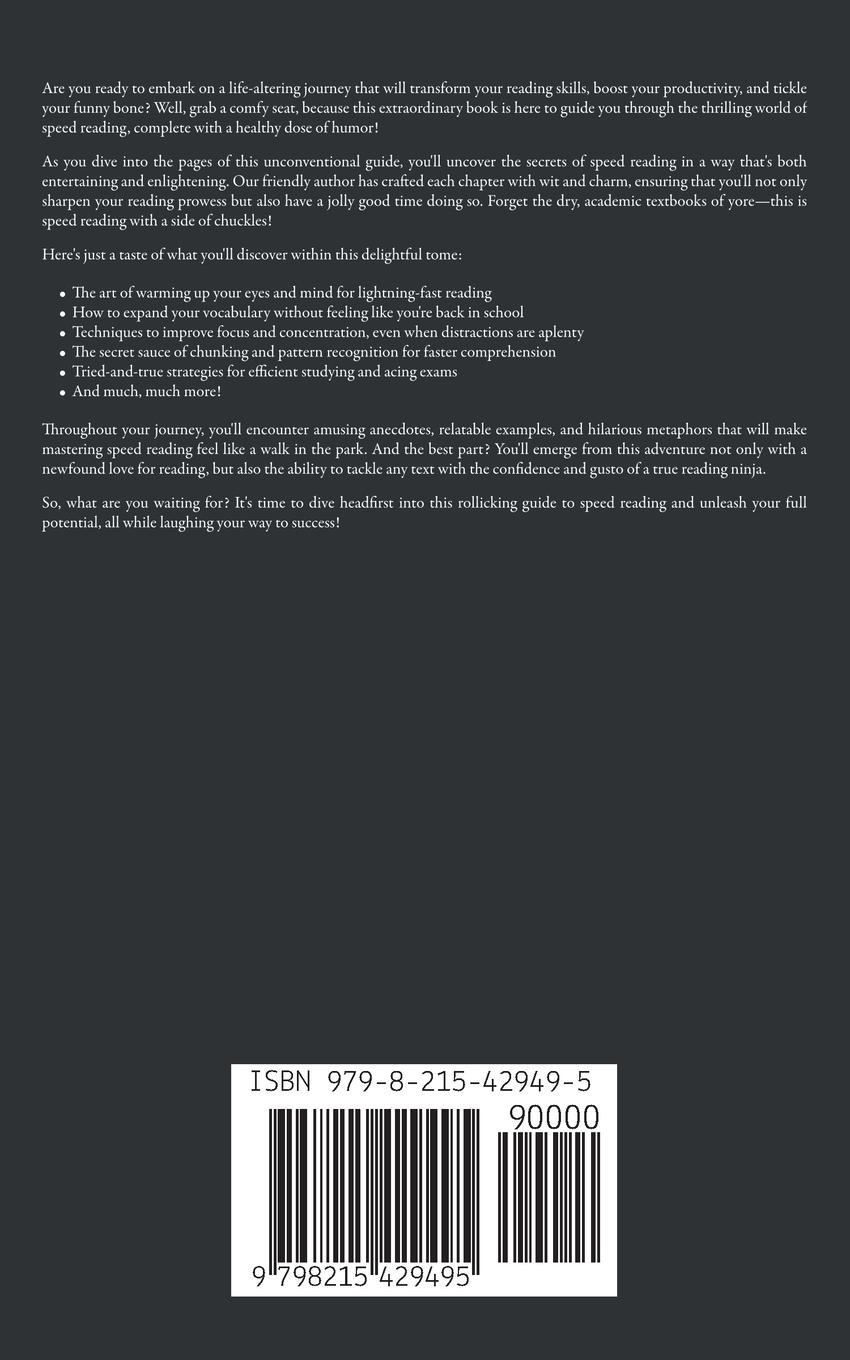 Rückseitencover A Slacker's Guide to Speed Reading