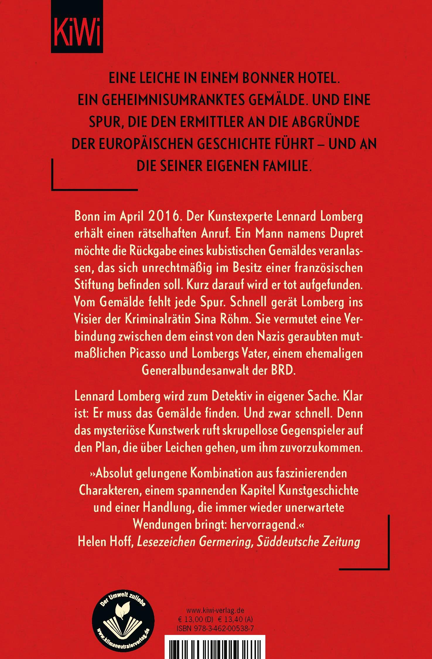 Rückseitencover Das neunte Gemälde